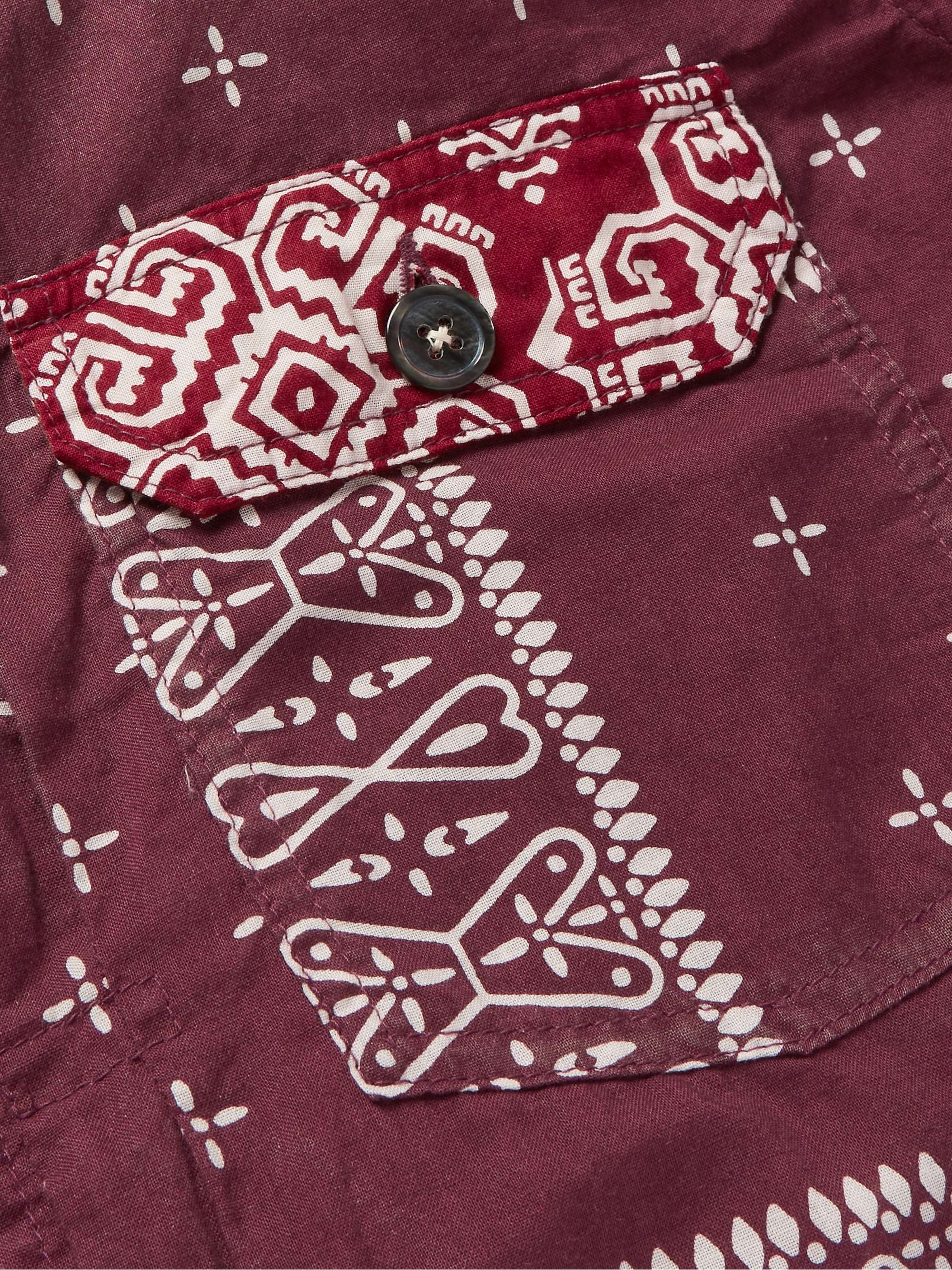 KAPITAL Patchwork Bandana-Print Cotton Jacket