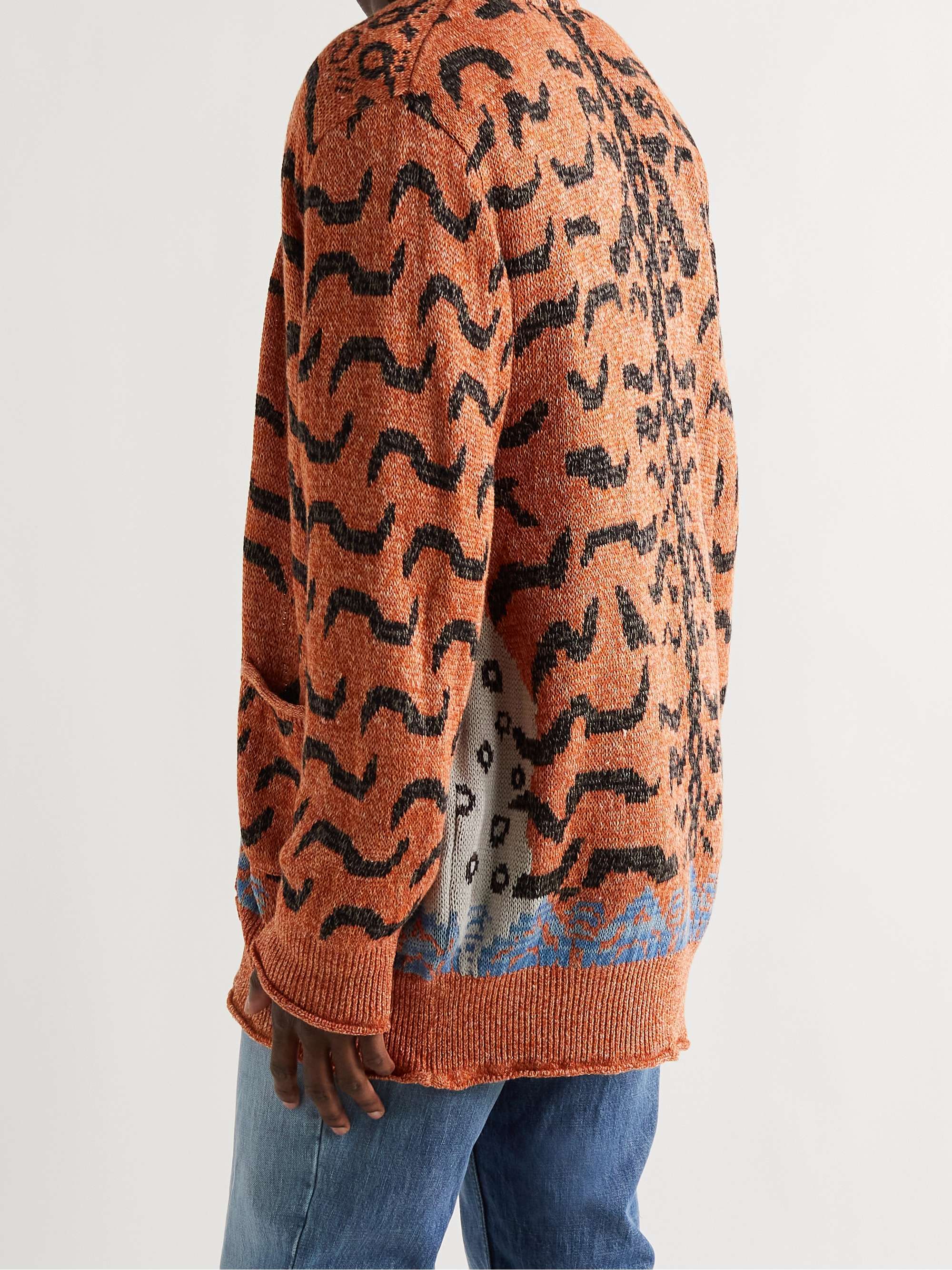 KAPITAL Jacquard-Knit Cardigan