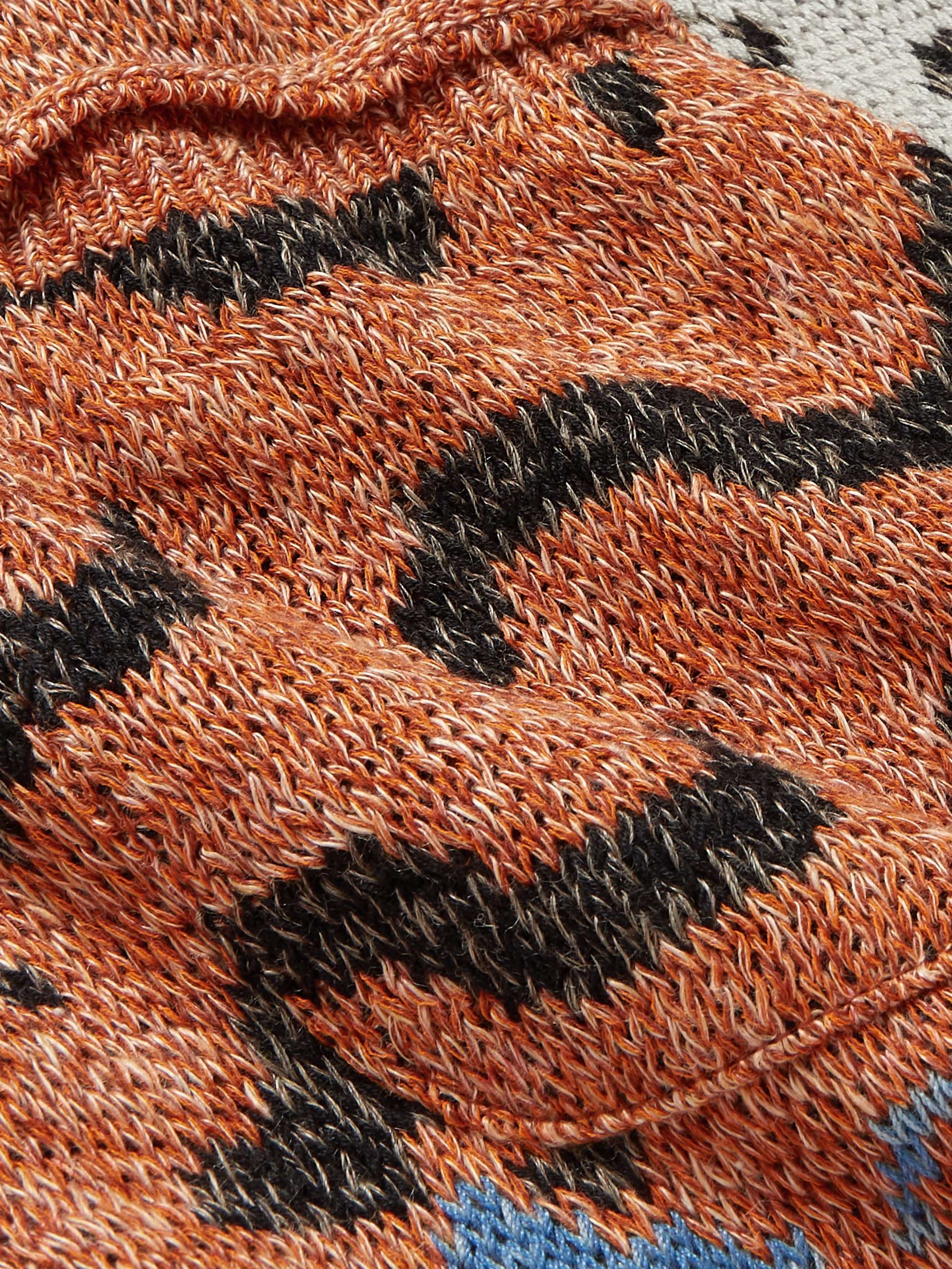 KAPITAL Jacquard-Knit Cardigan