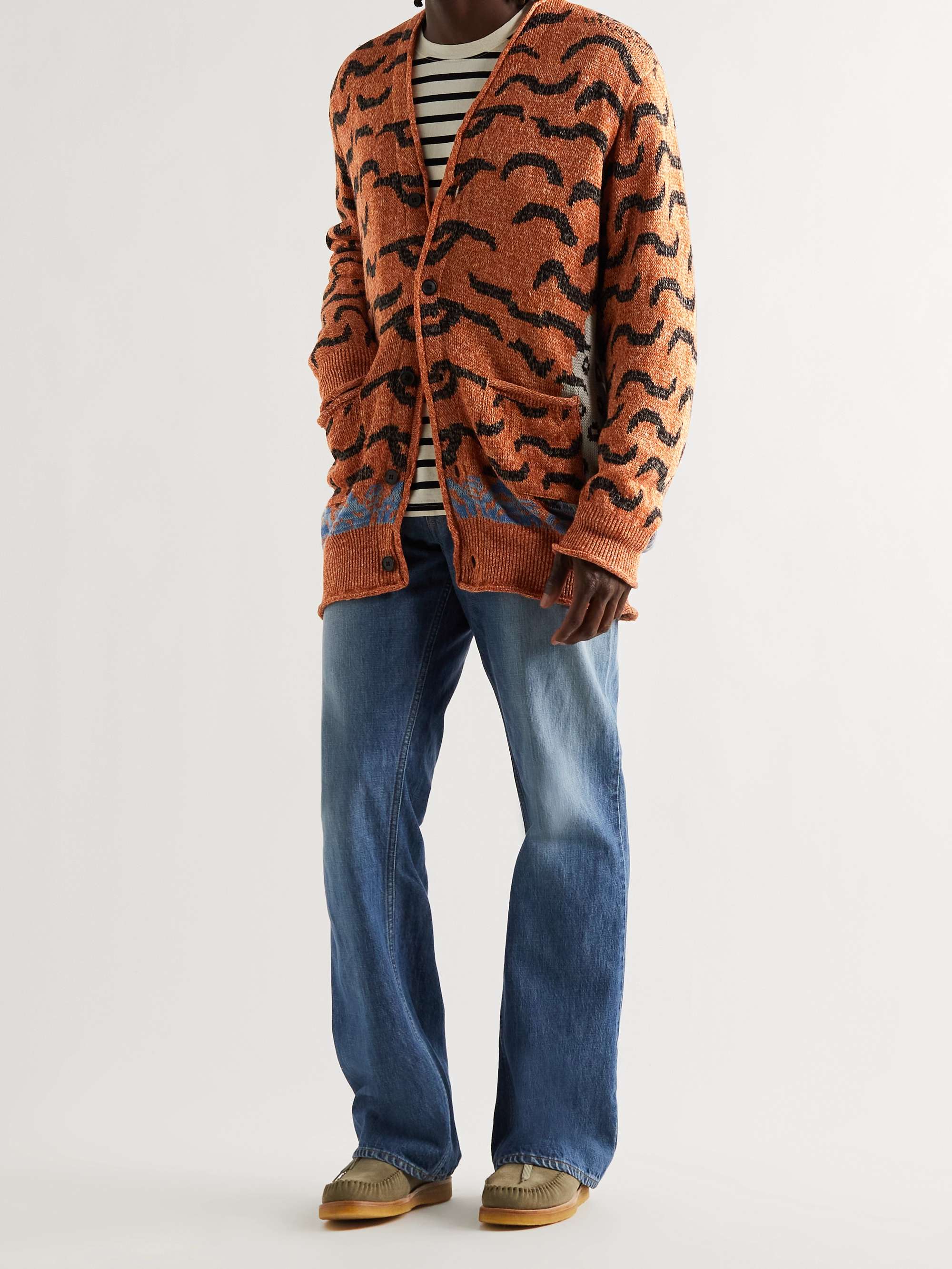 KAPITAL Jacquard-Knit Cardigan