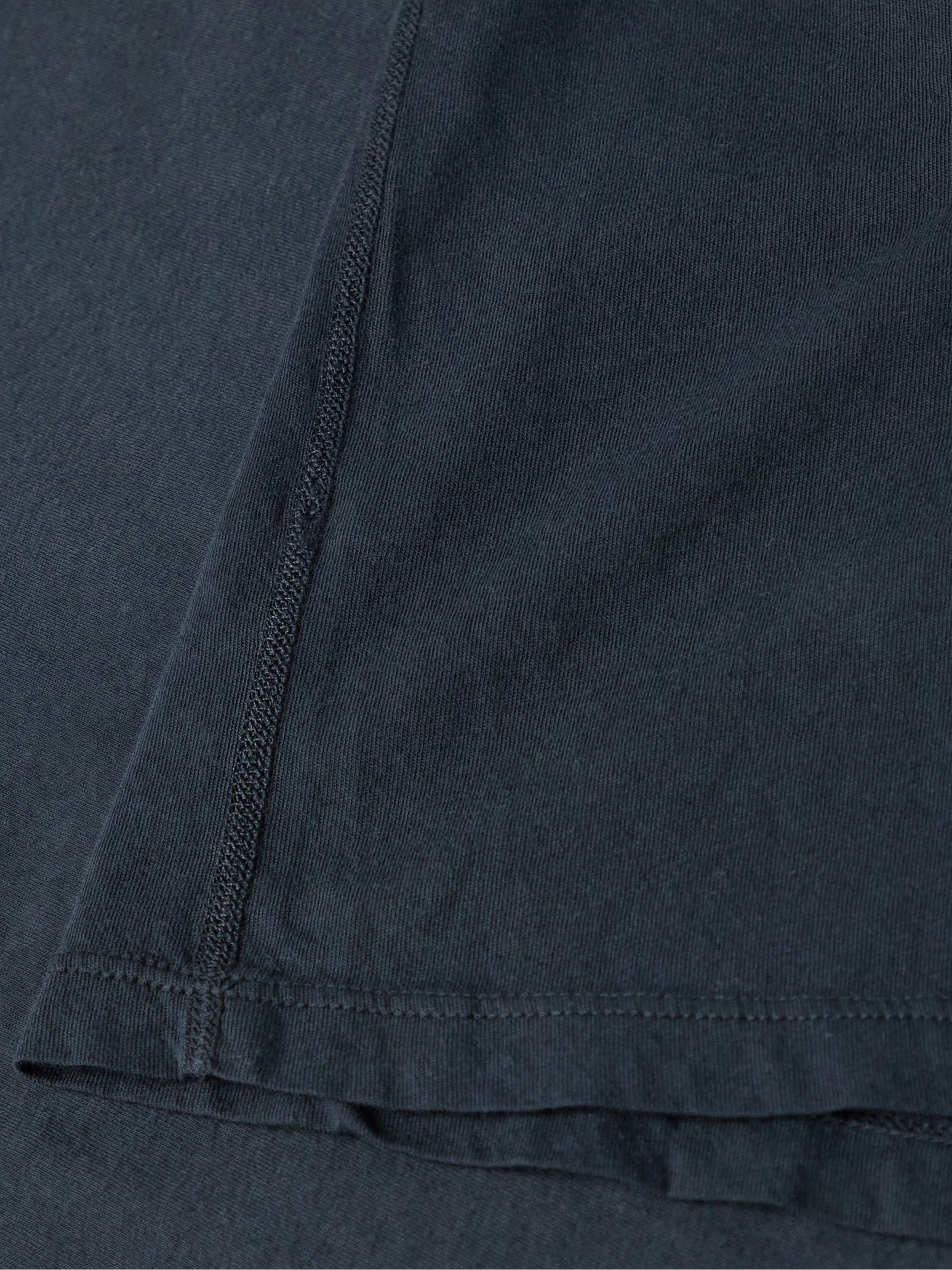 SAVE KHAKI UNITED Supima Cotton-Jersey Henley T-Shirt