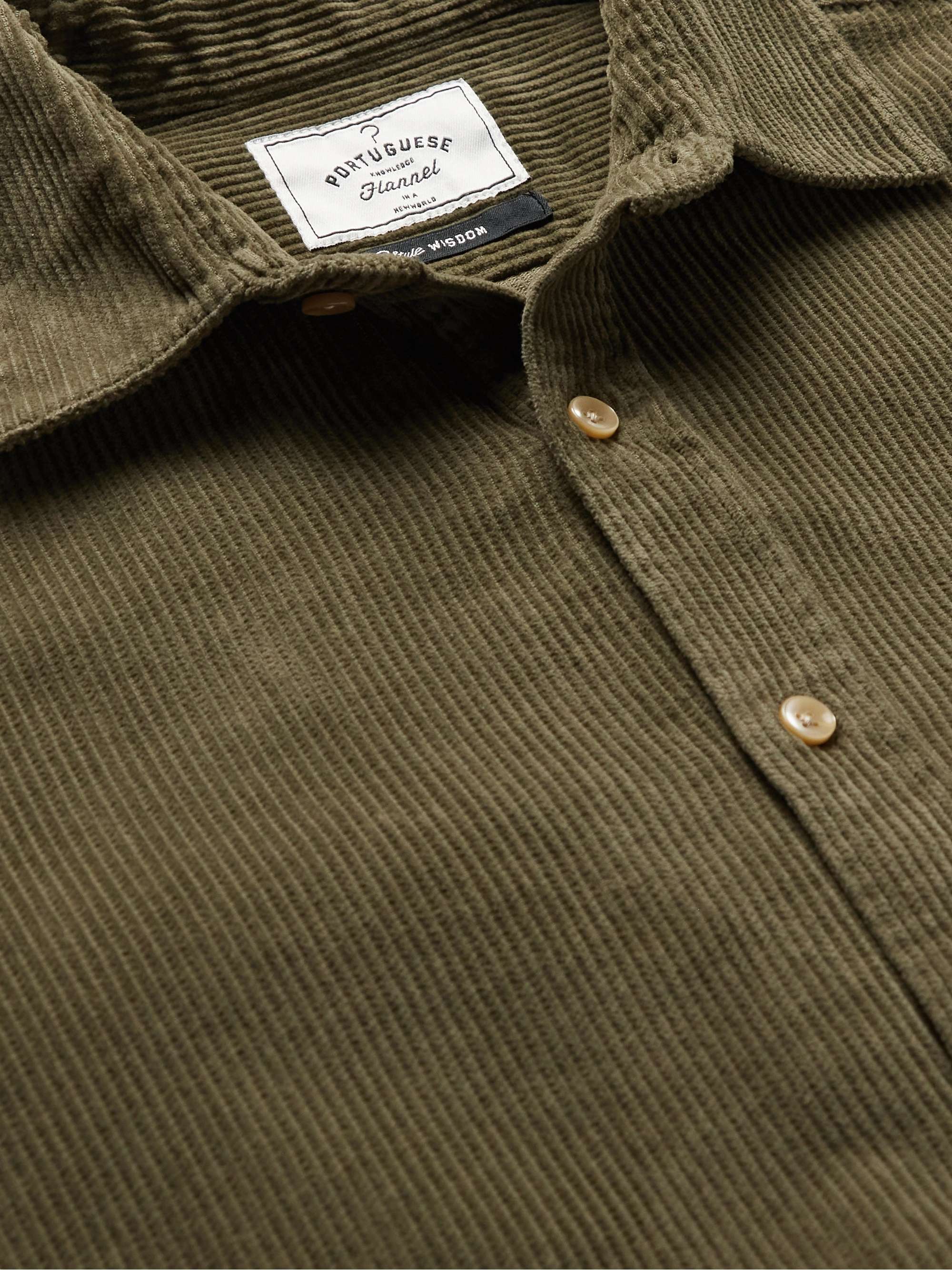 PORTUGUESE FLANNEL Lobo Cotton-Corduroy Shirt