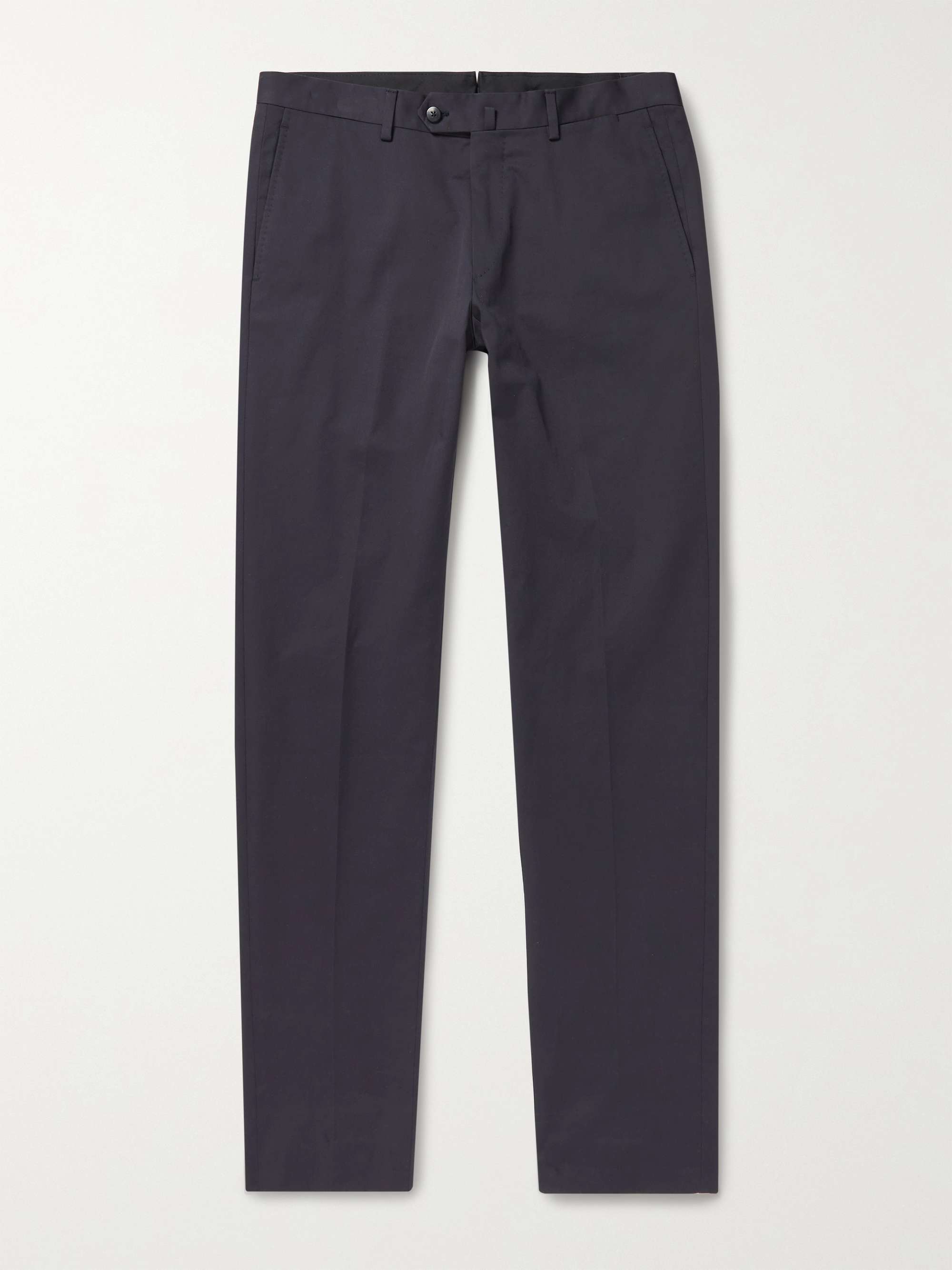 ODYSSEE Slim-Fit Cotton-Blend Twill Chinos
