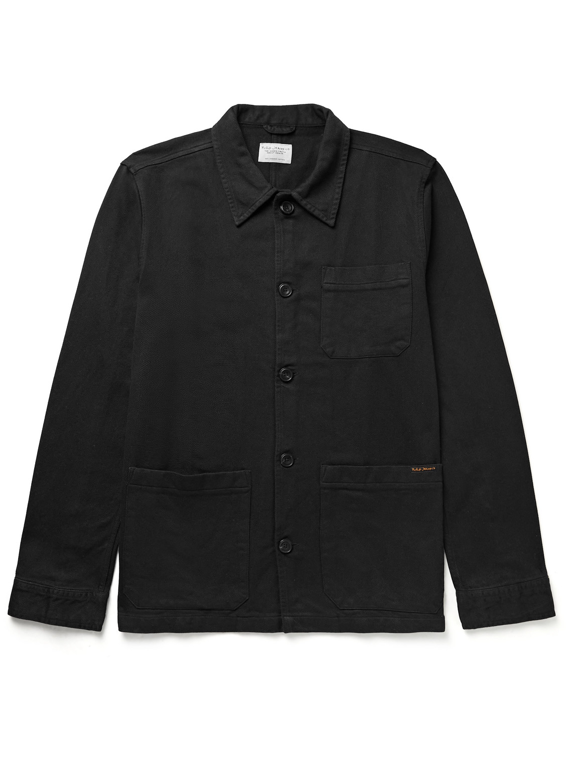 Nudie Jeans - Barney Organic Cotton-Twill Jacket - Men - Black - S