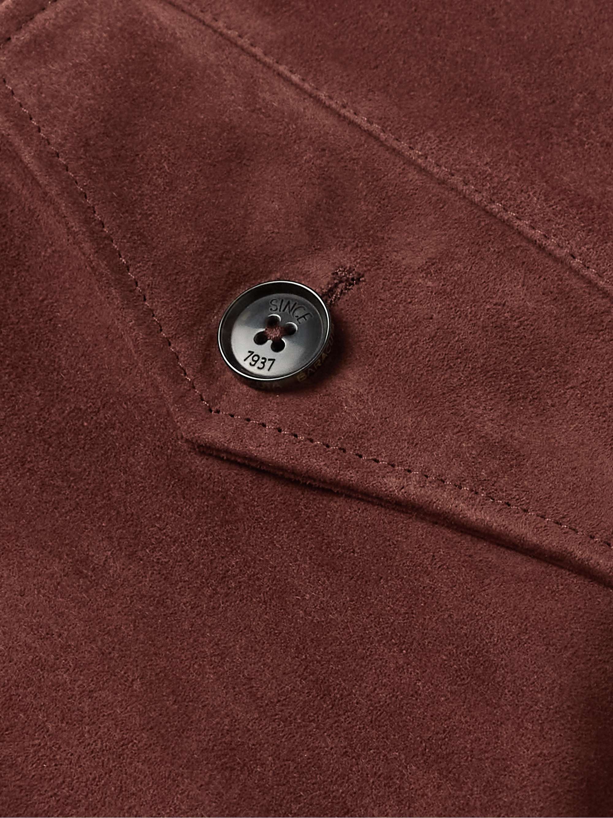 BARACUTA G9 Suede Harrington Jacket