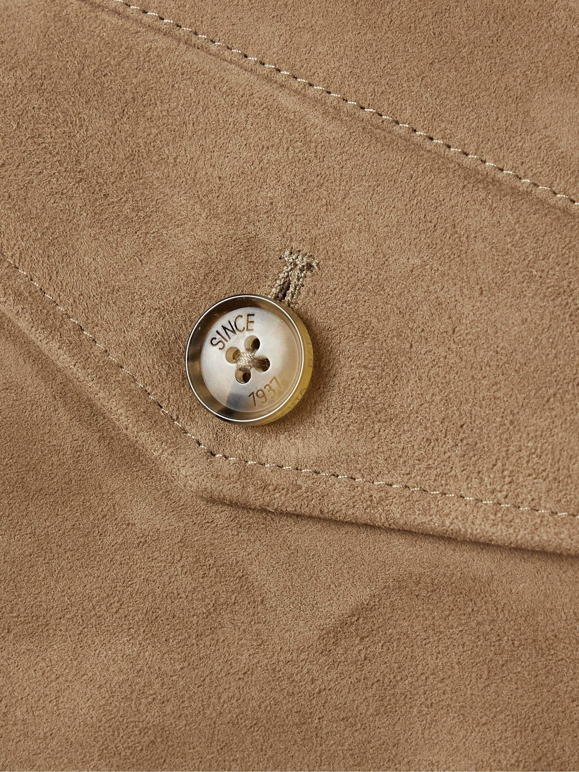 BARACUTA G9 Suede Harrington Jacket