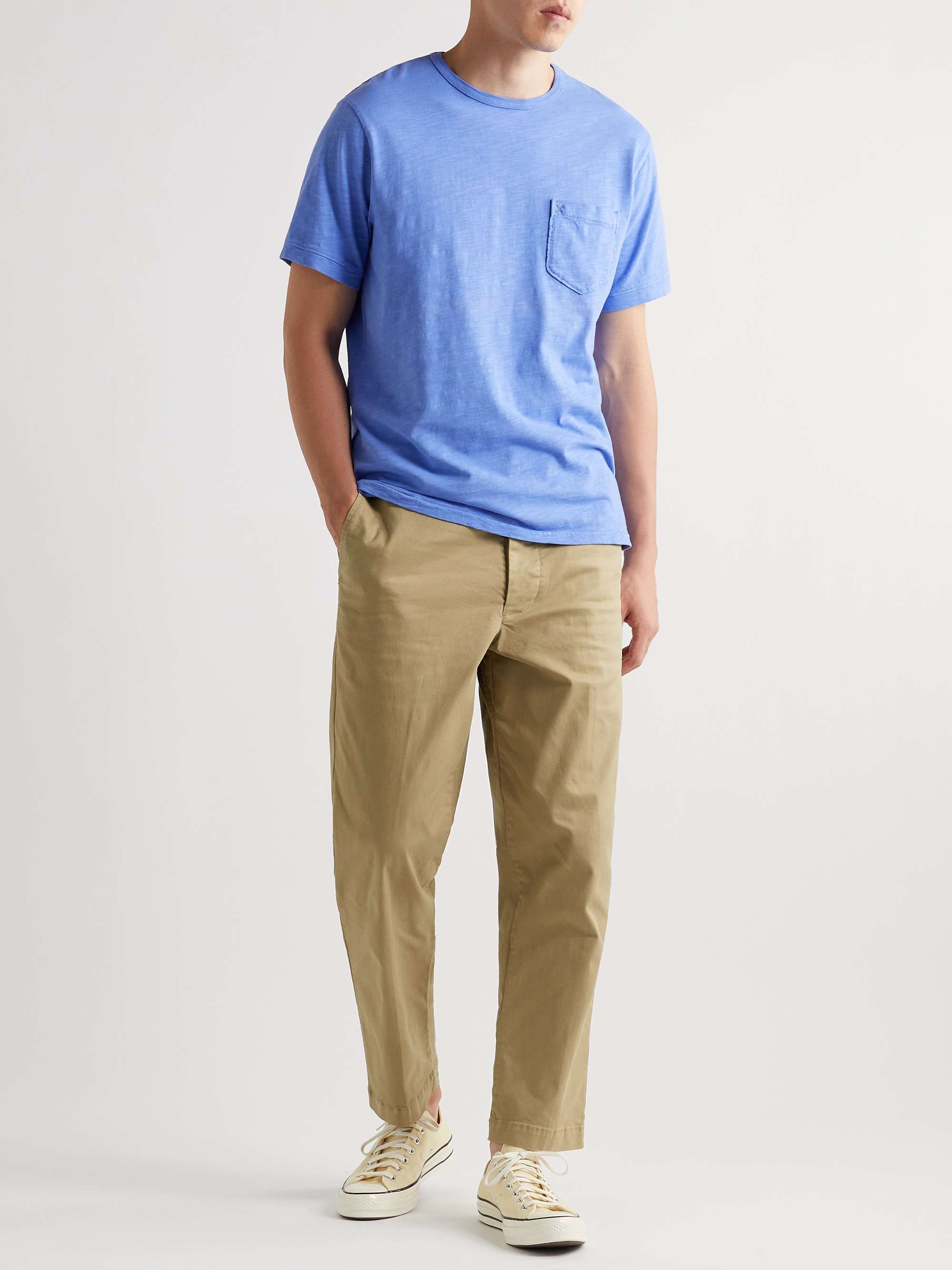 ALEX MILL Tapered Cotton-Blend Twill Chinos