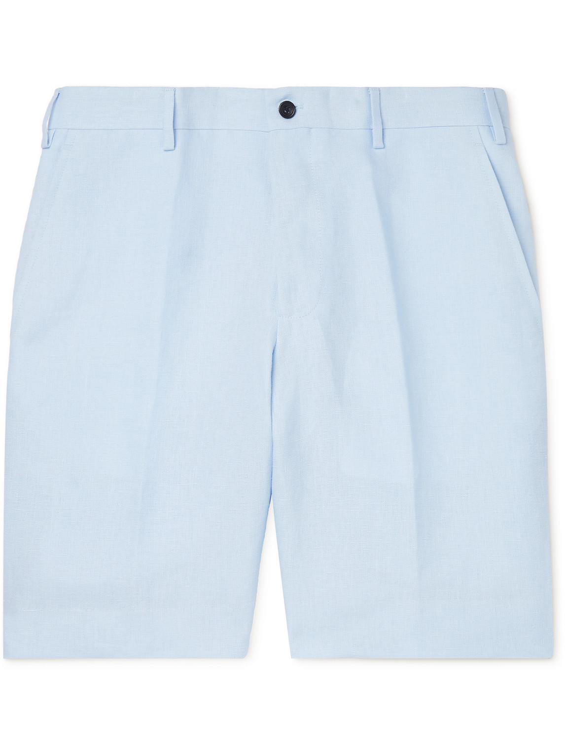 Anderson & Sheppard – Wide-Leg Linen Bermuda Shorts