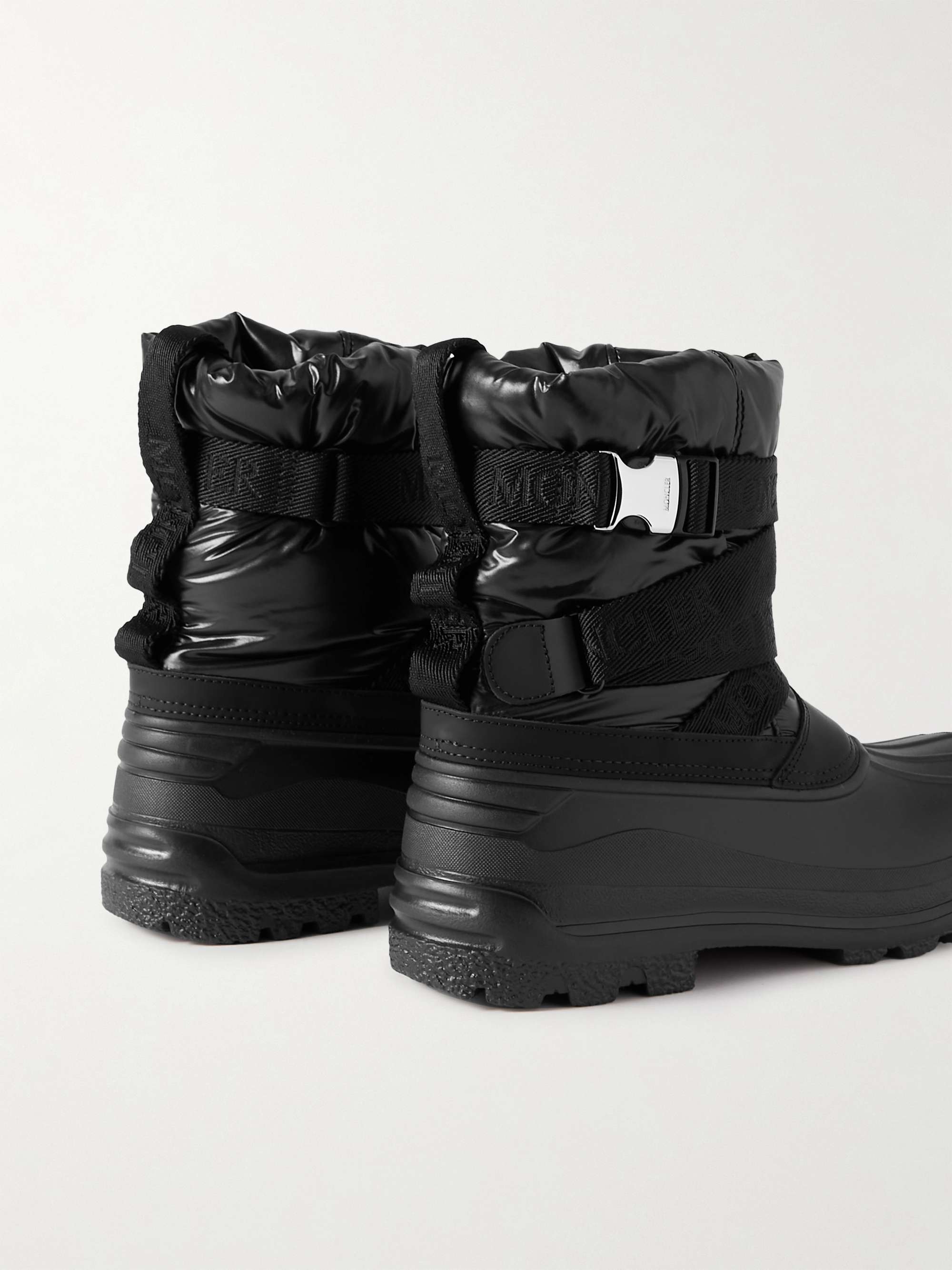 Summus Webbing-Trimmed Nylon and Rubber Snow Boots