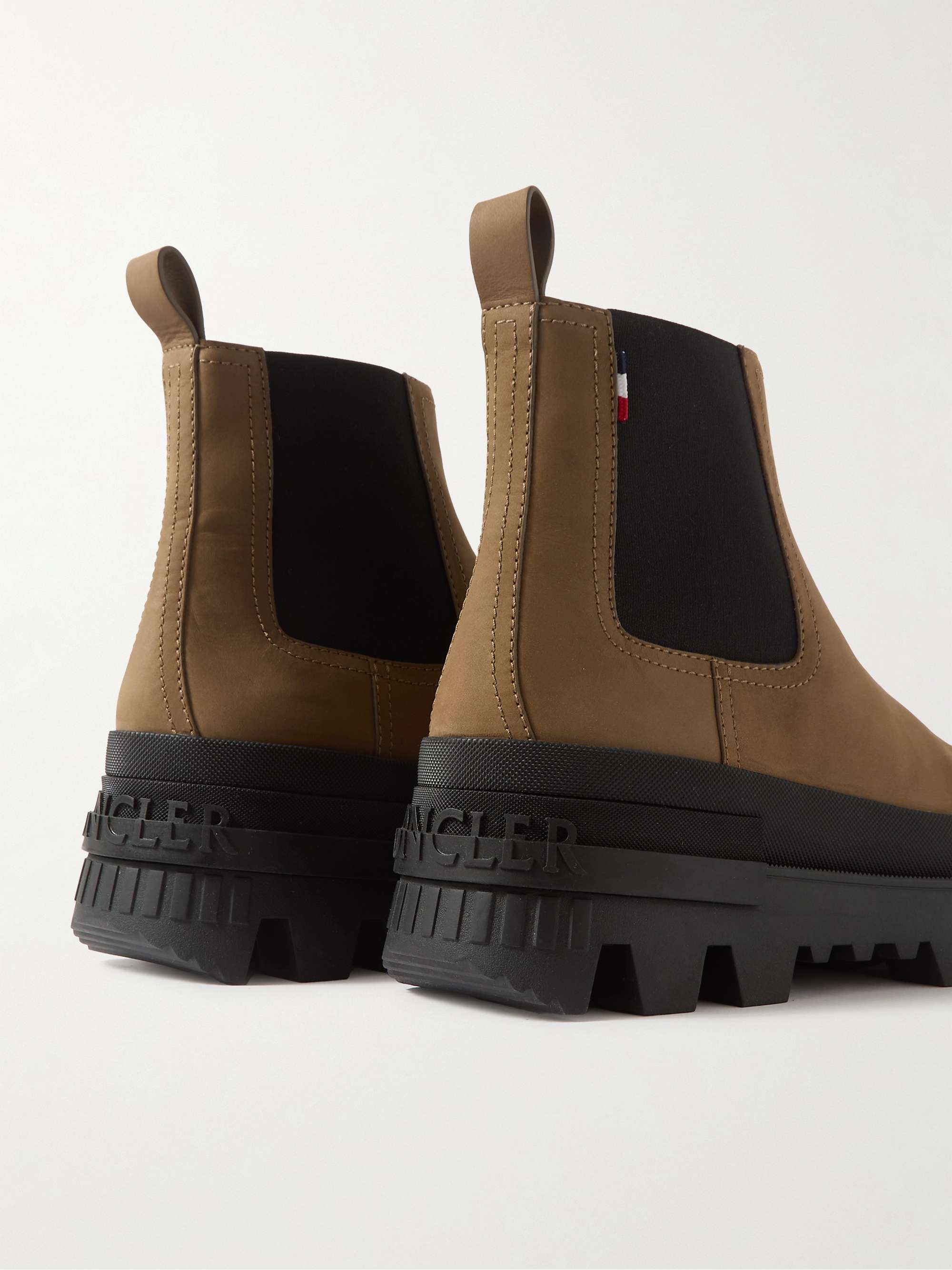MONCLER Suede Chelsea Boots