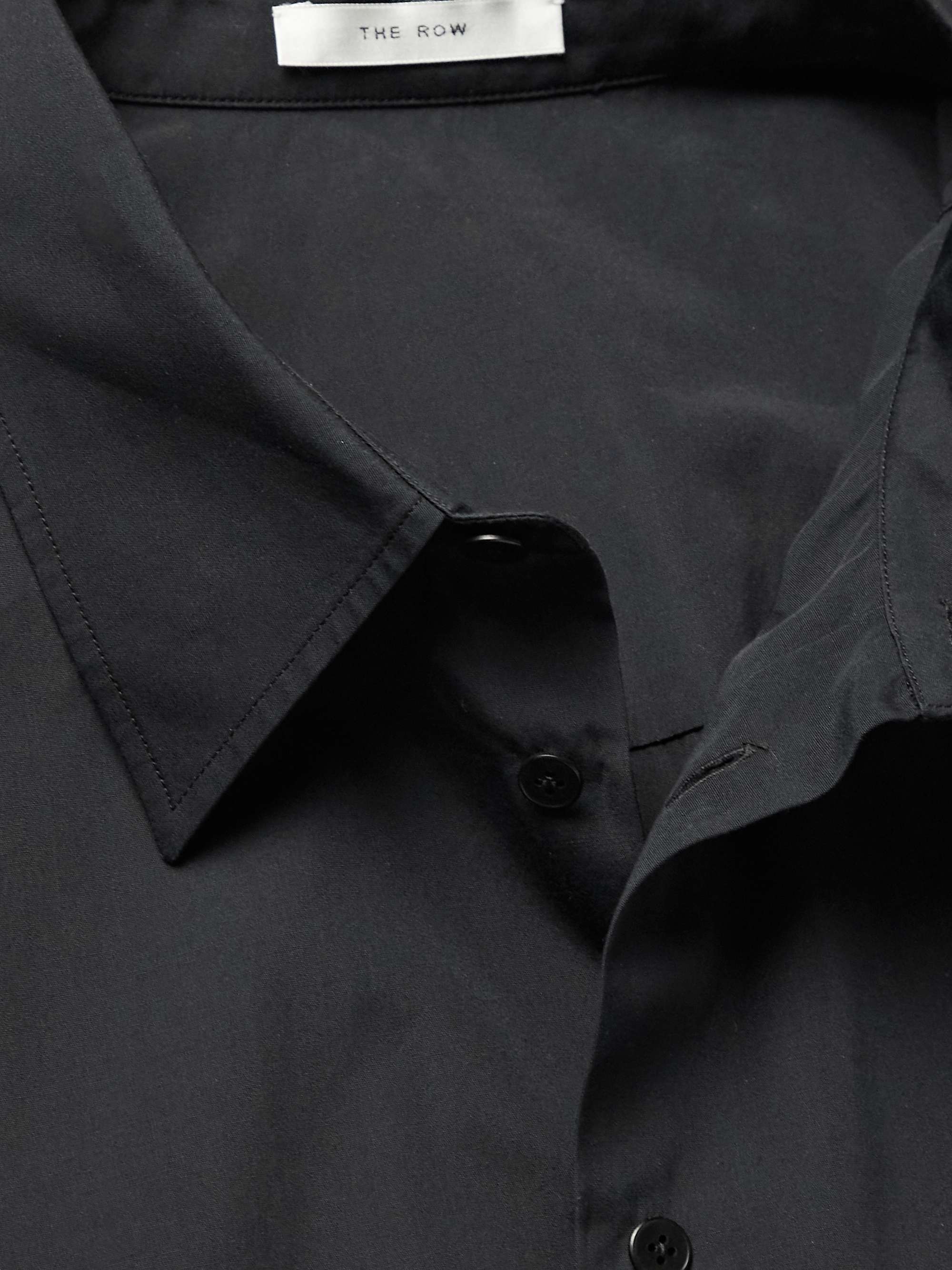 THE ROW Lukre Oversized Cotton-Blend Shirt