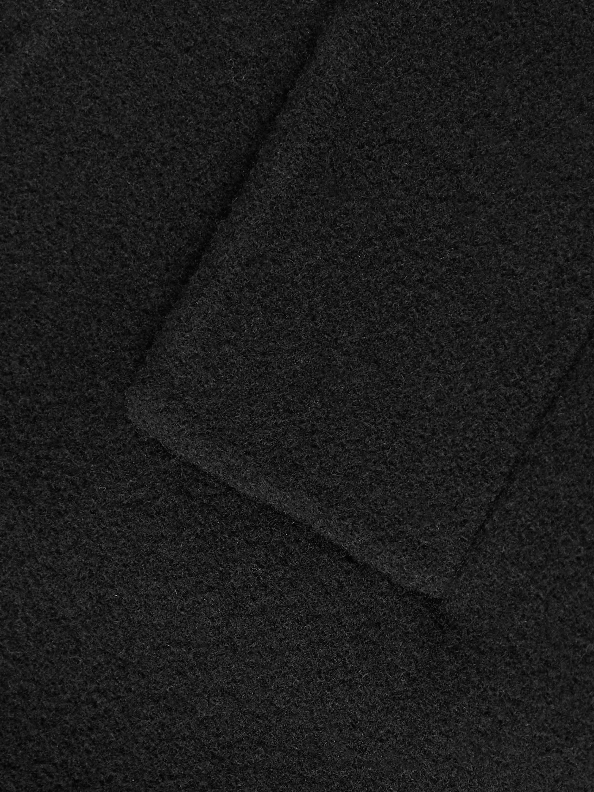 THE ROW Ferro Shawl-Collar Belted Double-Breasted Wool-Blend Felt Coat