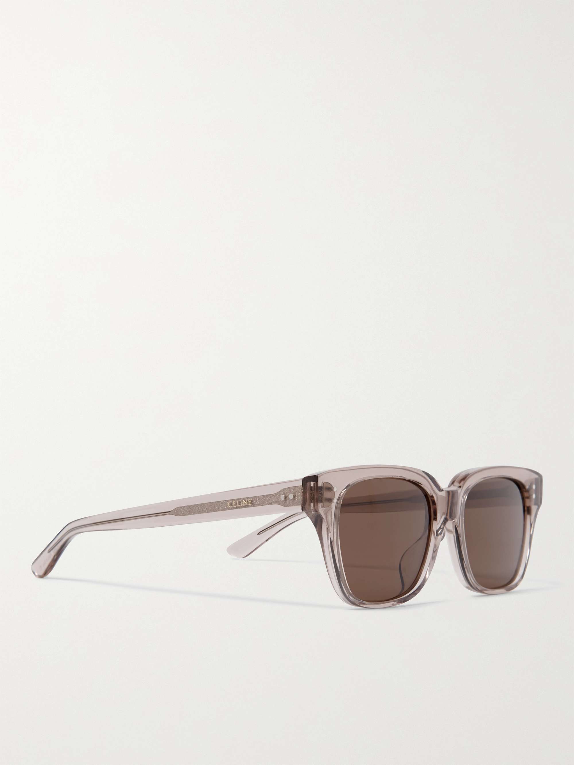 CELINE HOMME Square-Frame Acetate Sunglasses