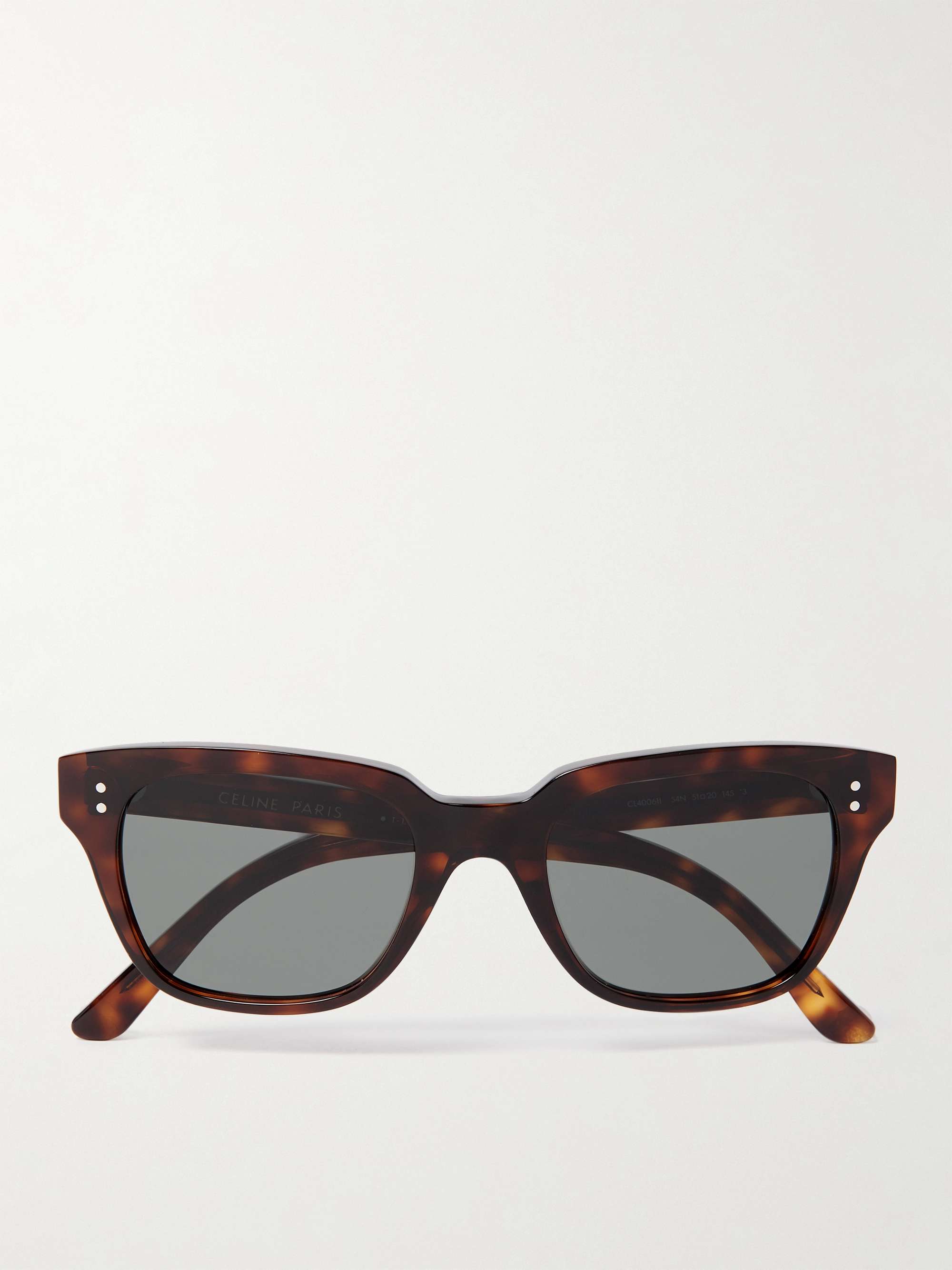 Celine tortoiseshell 2025 square sunglasses