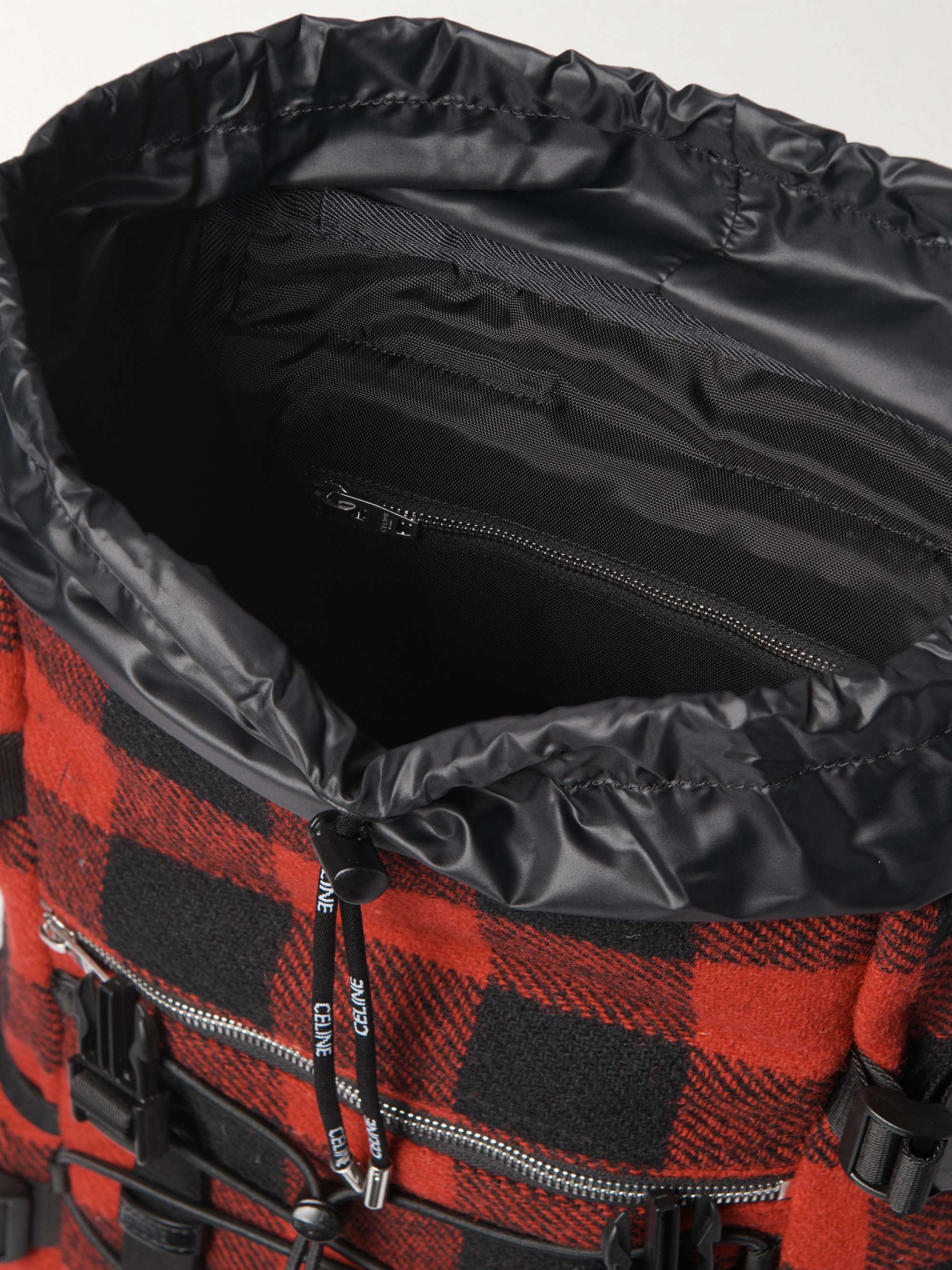 CELINE HOMME Logo-Print Nylon-Gabardine Backpack