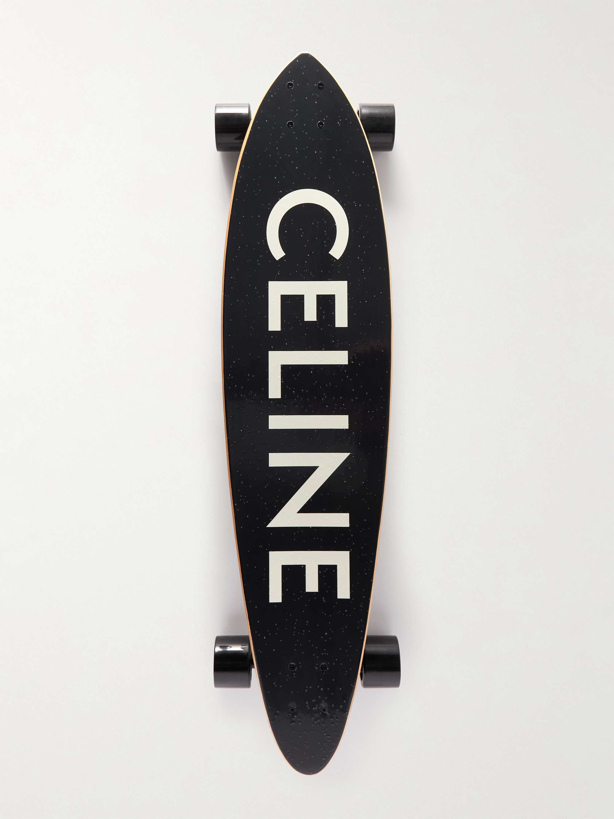 CELINE HOMME Printed Wooden Longboard
