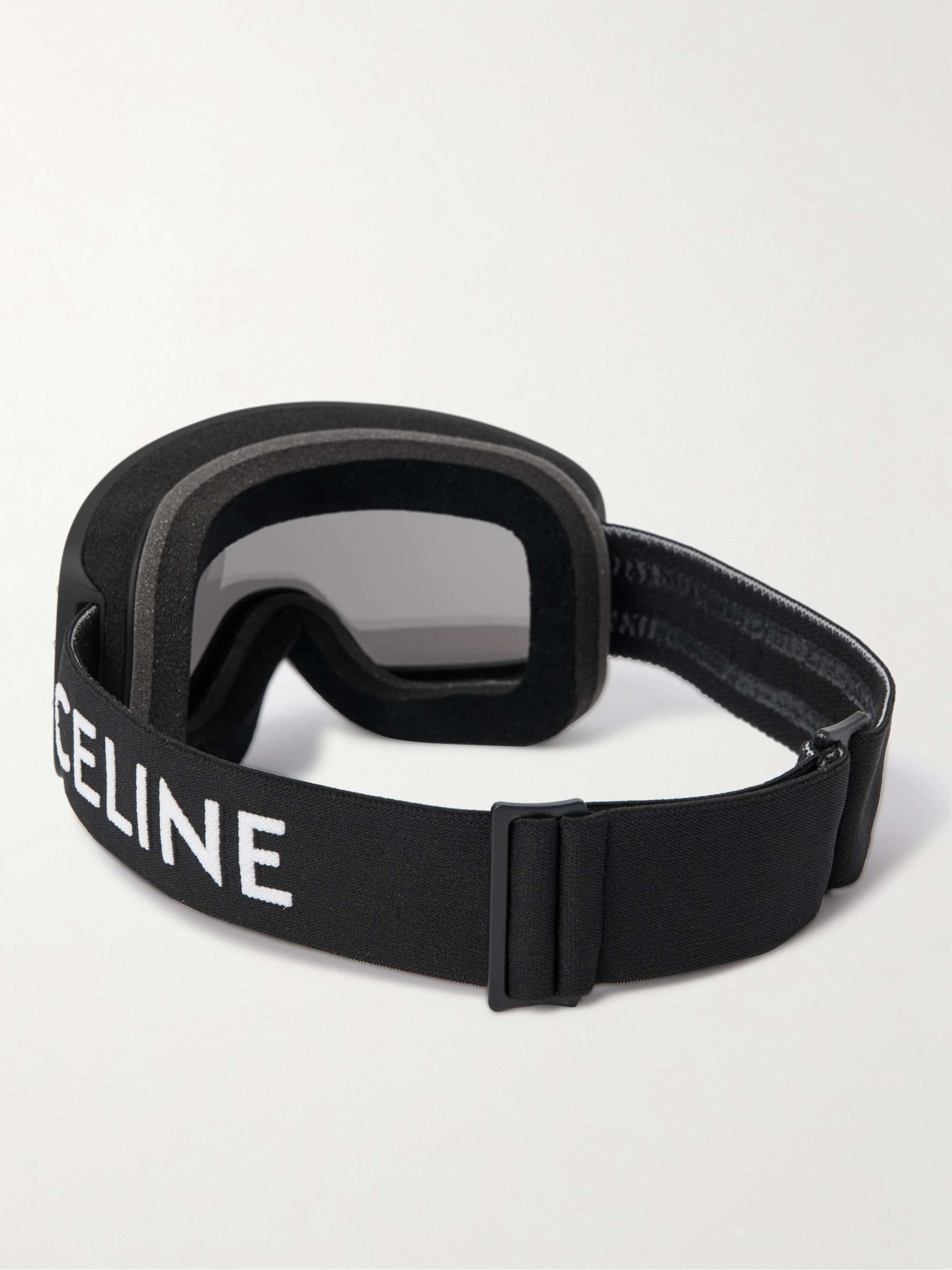 CELINE HOMME Studded Webbing-Trimmed Goggles