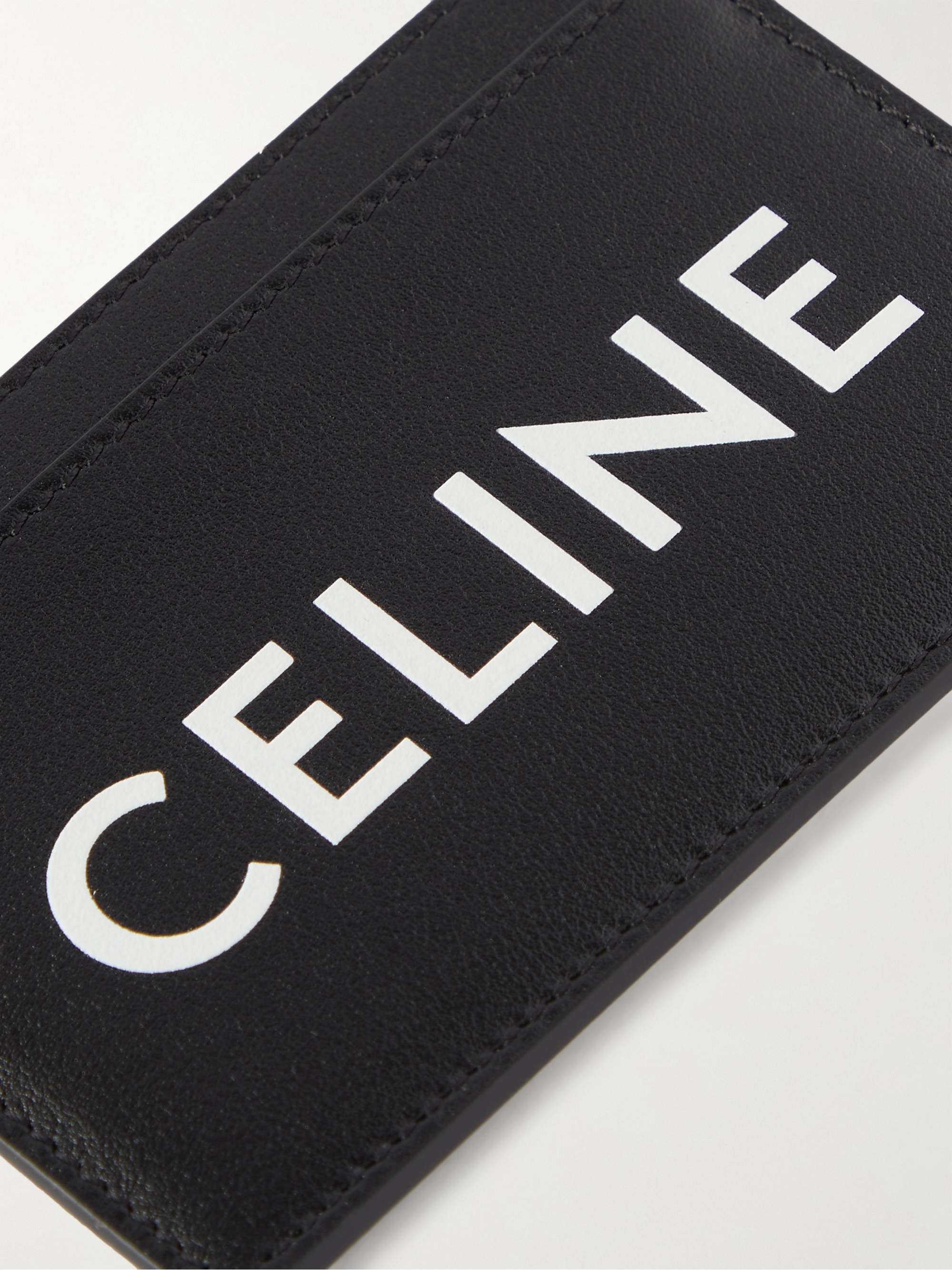 CELINE HOMME Full-Grain Leather Cardholder for Men