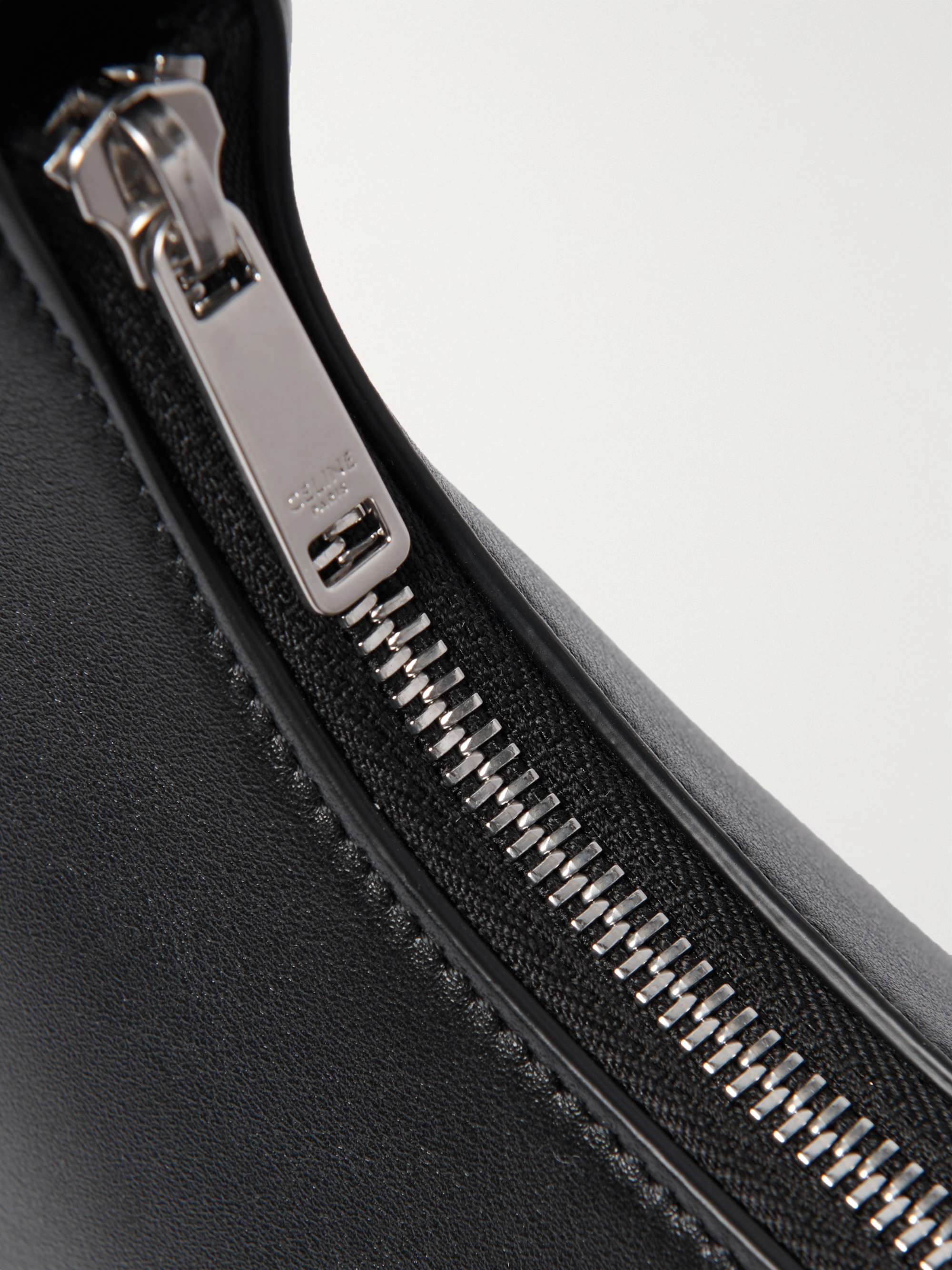 CELINE HOMME Ava Logo-Print Leather Messenger Bag
