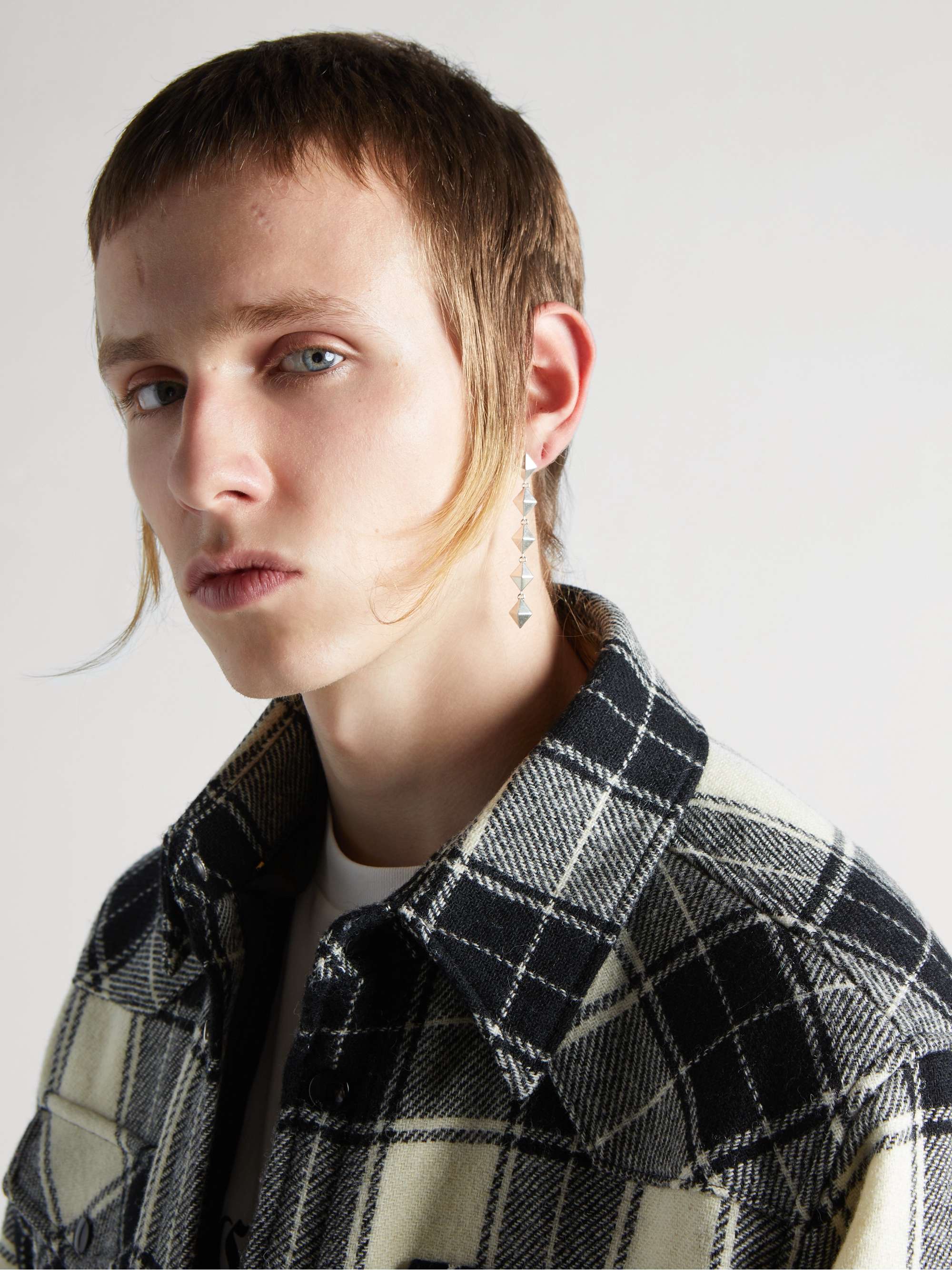 CELINE HOMME Sterling Silver Single Earring