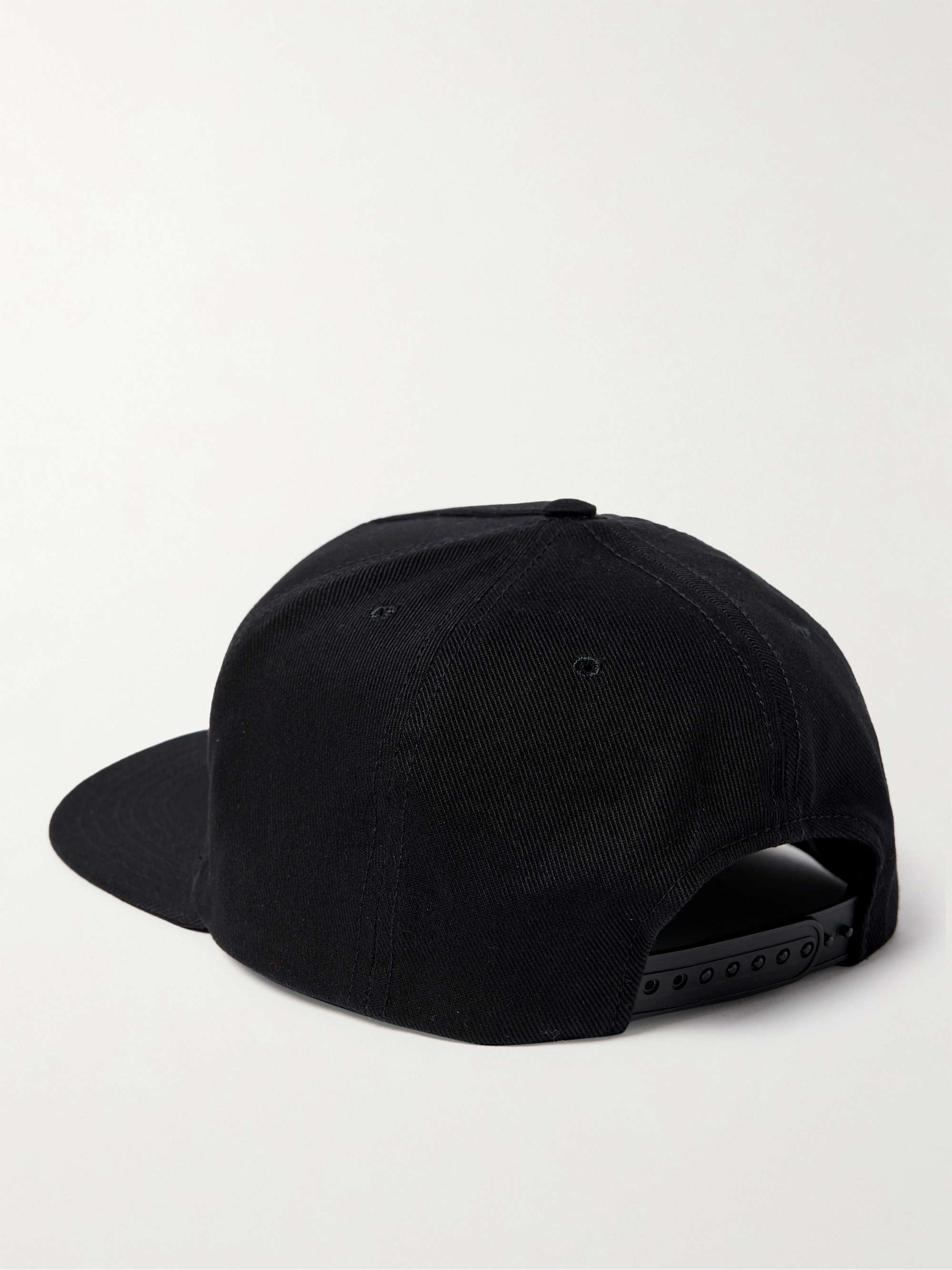 CELINE HOMME Logo-Print Cotton-Blend Drill Baseball Cap