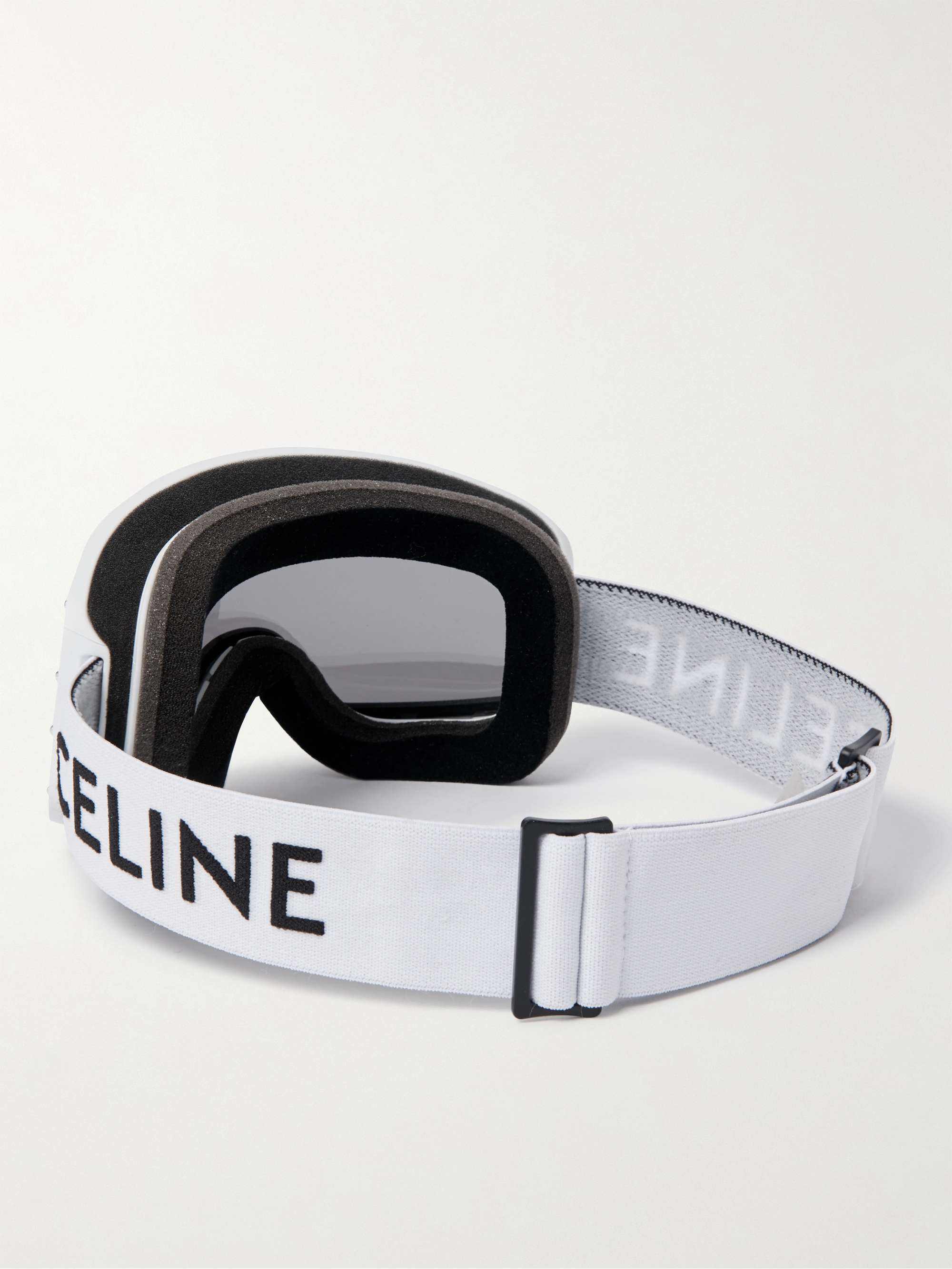 CELINE HOMME Studded Webbing-Trimmed Goggles