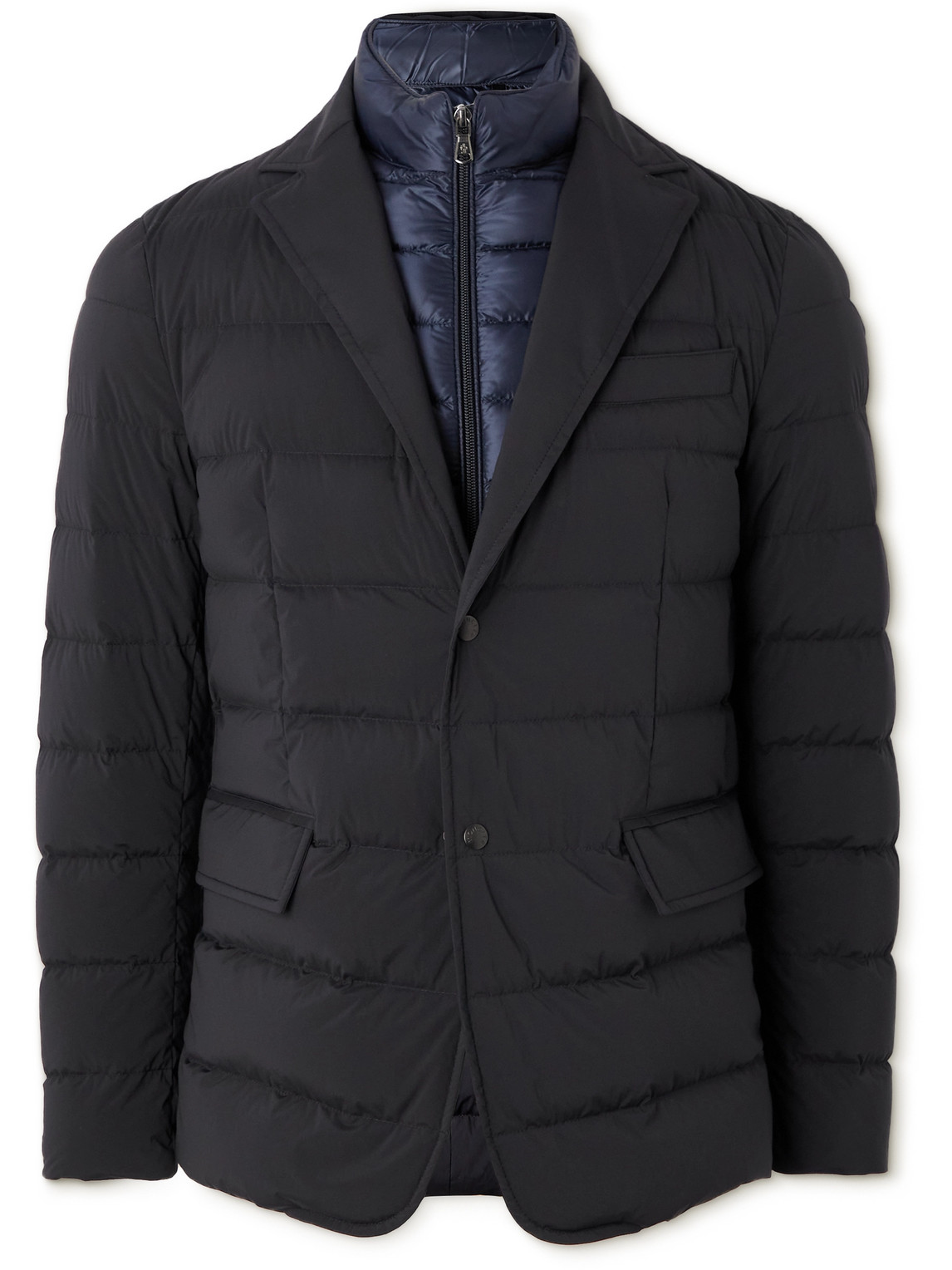 MONCLER FERRANDIER QUILTED SHELL DOWN BLAZER