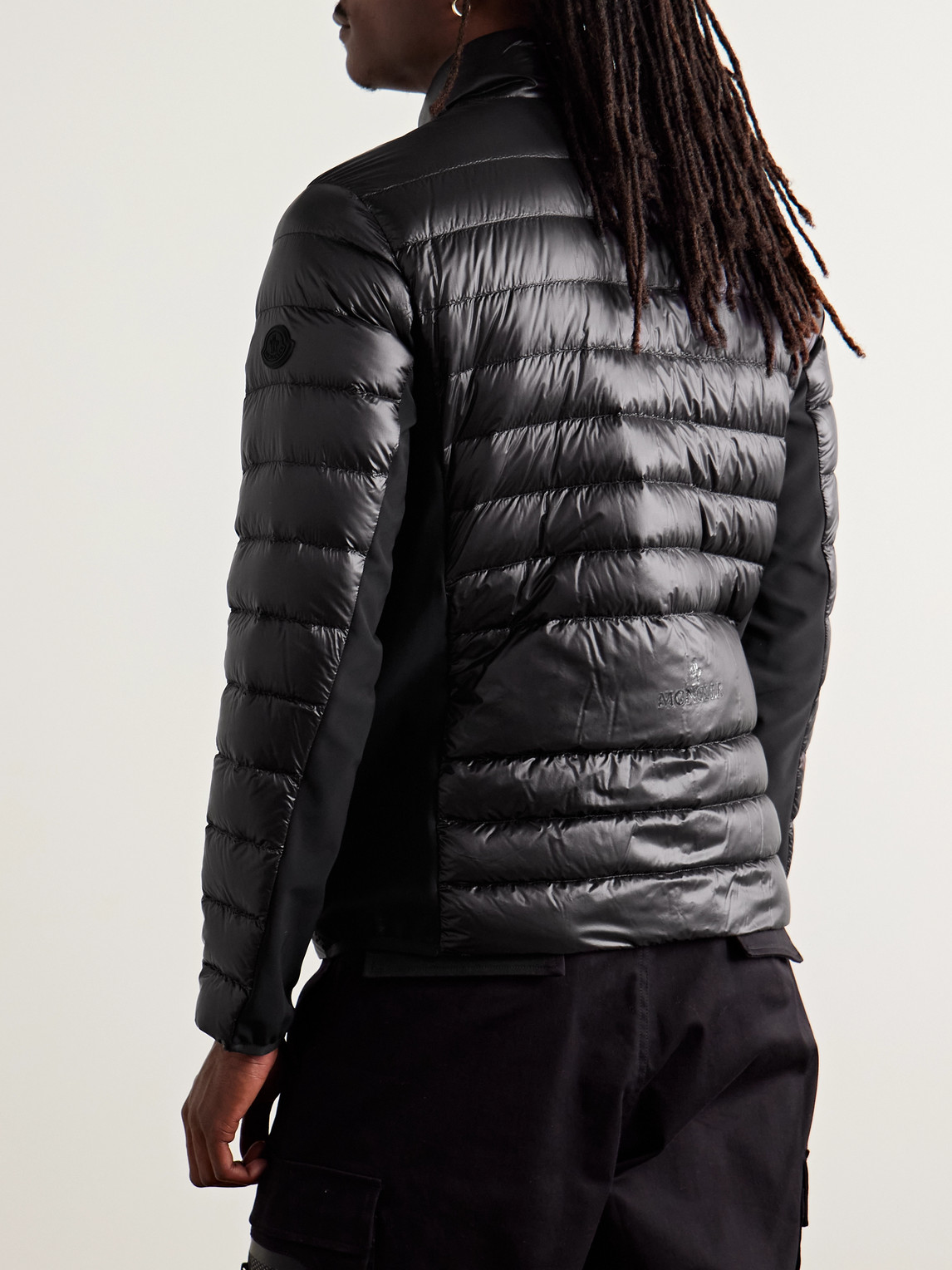 Moncler Men's Jacobus Biker Jacket In Black