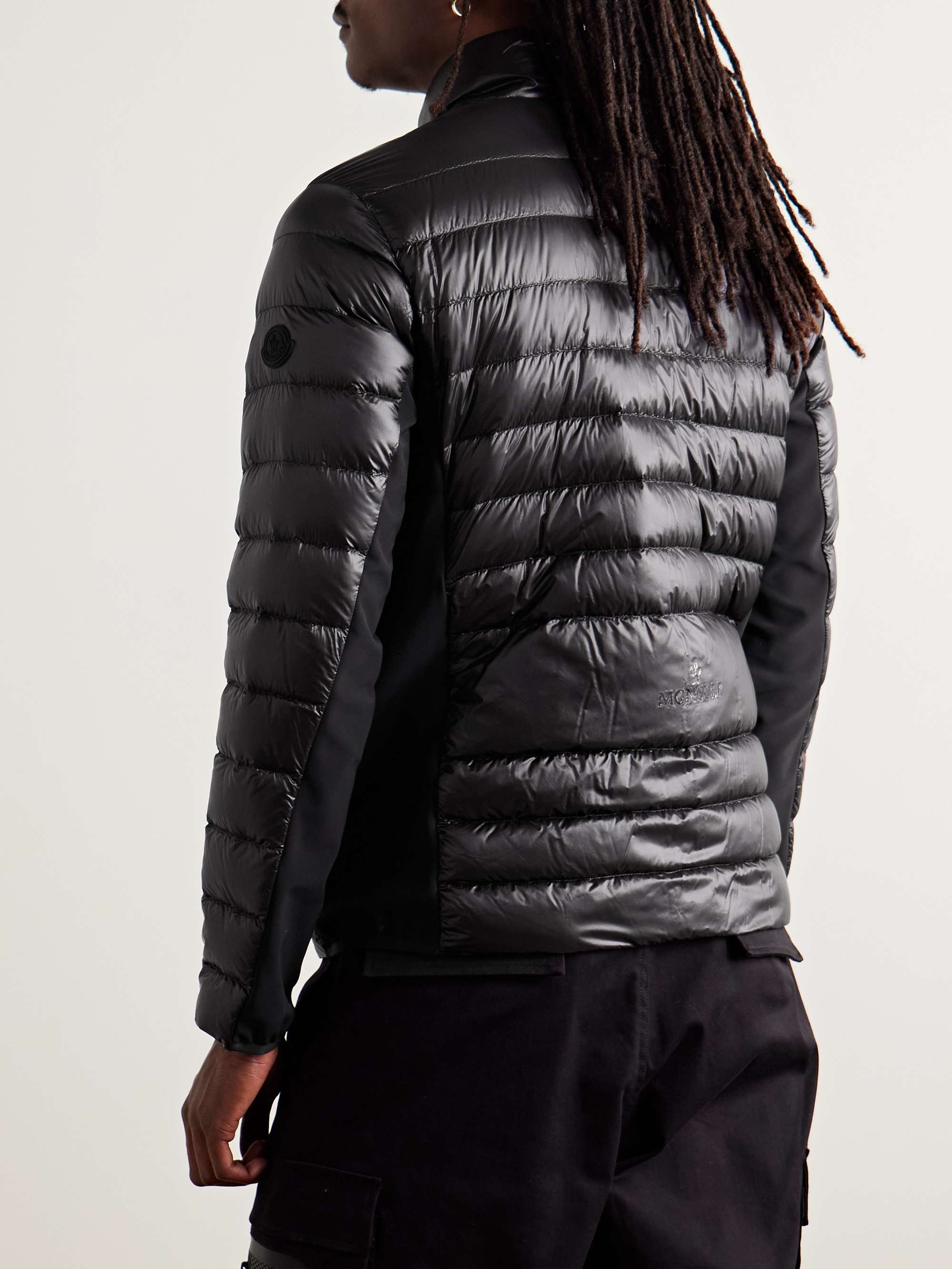MONCLER Vosges Slim-Fit Quilted Ripstop and Stretch-Jersey Down Jacket