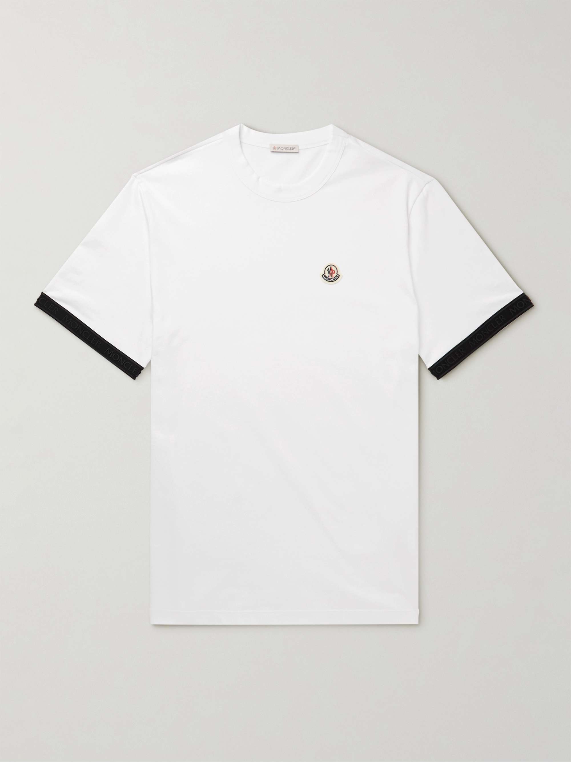 MONCLER Logo-Appliquéd Cotton-Jersey T-Shirt