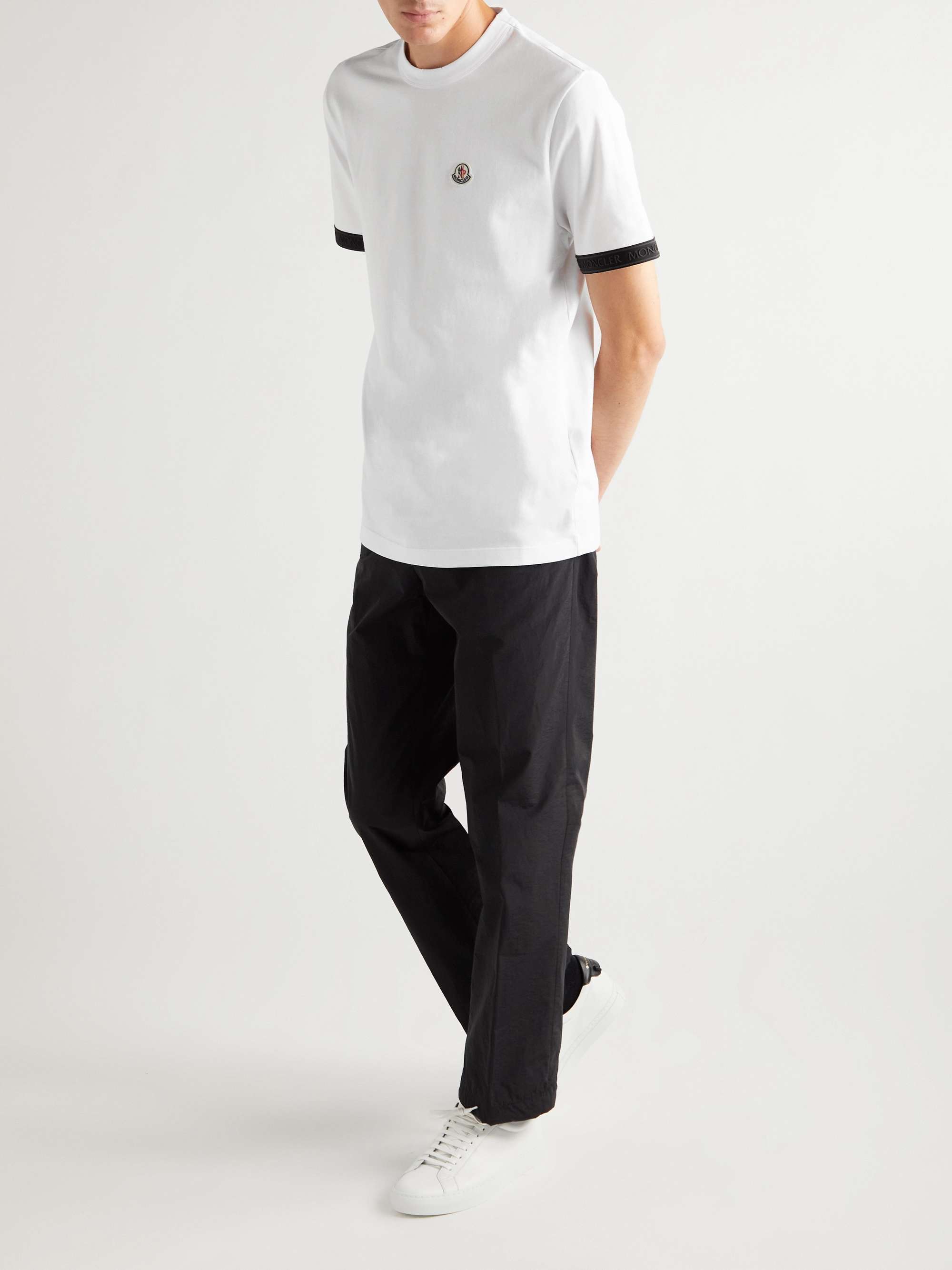 MONCLER Logo-Appliquéd Cotton-Jersey T-Shirt