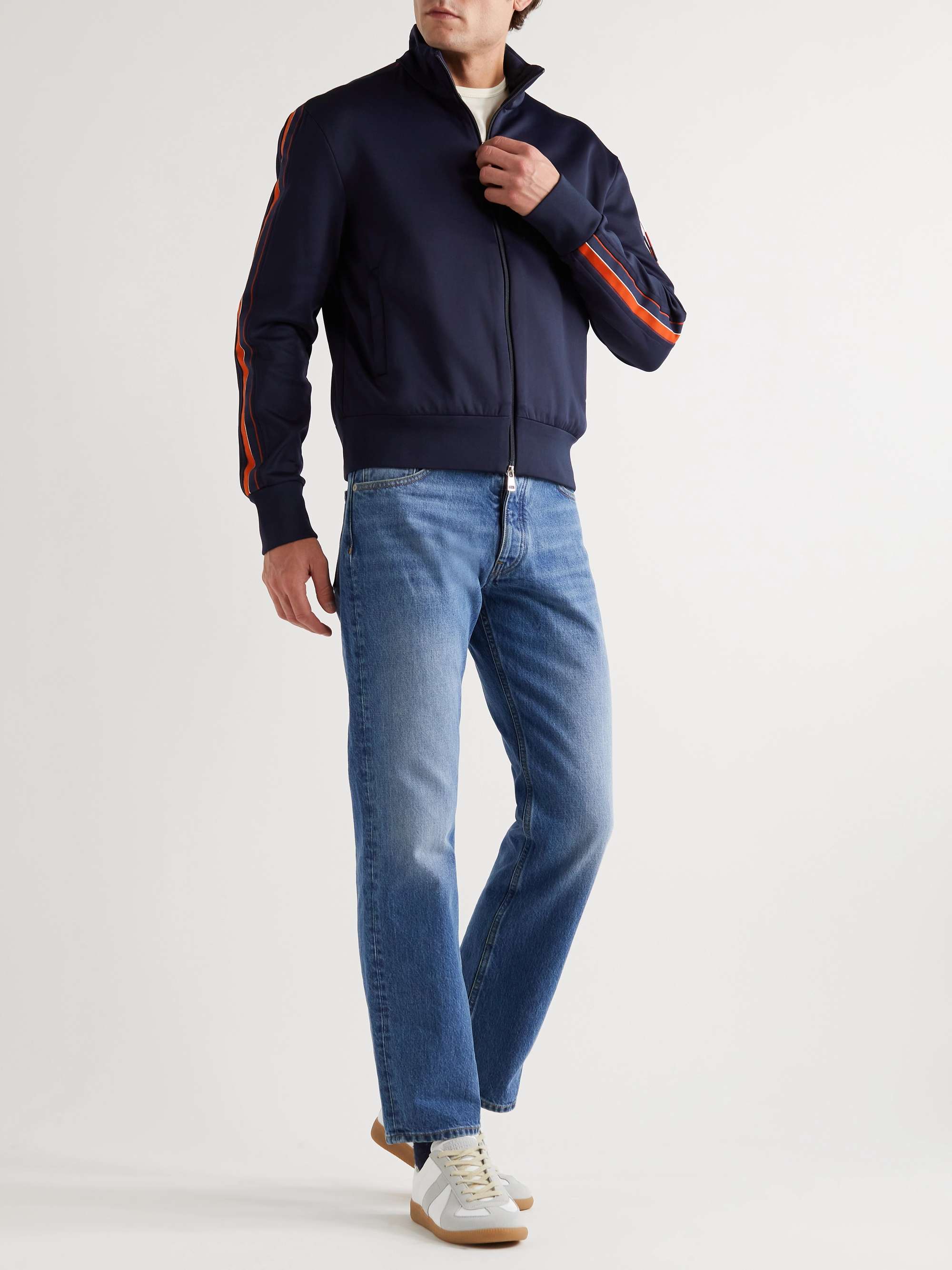 MONCLER Logo-Appliquéd Tech-Jersey Track Jacket