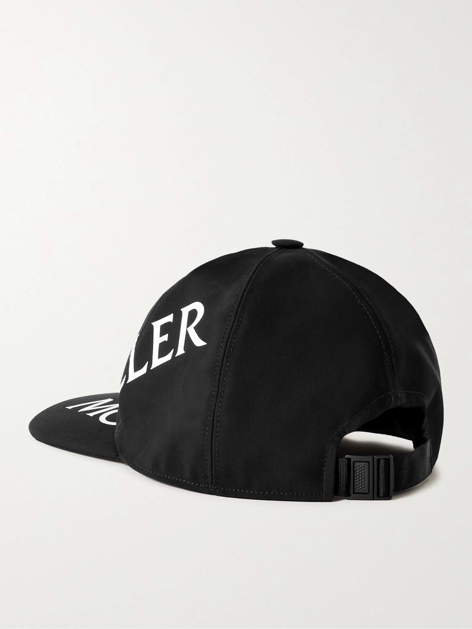 MONCLER Logo-Print Shell Baseball Cap