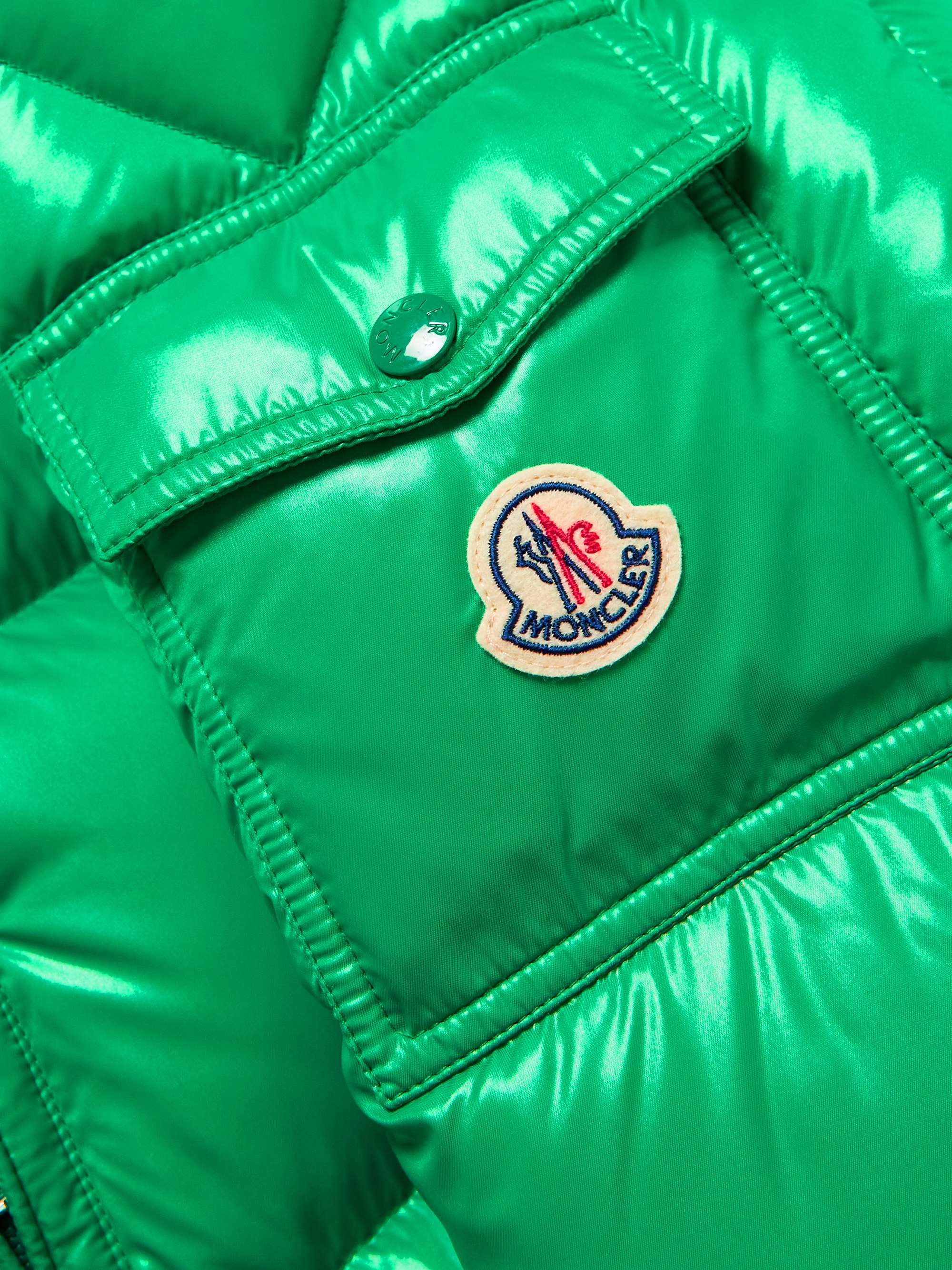 MONCLER Ecrins Quilted Shell Hooded Down Jacket