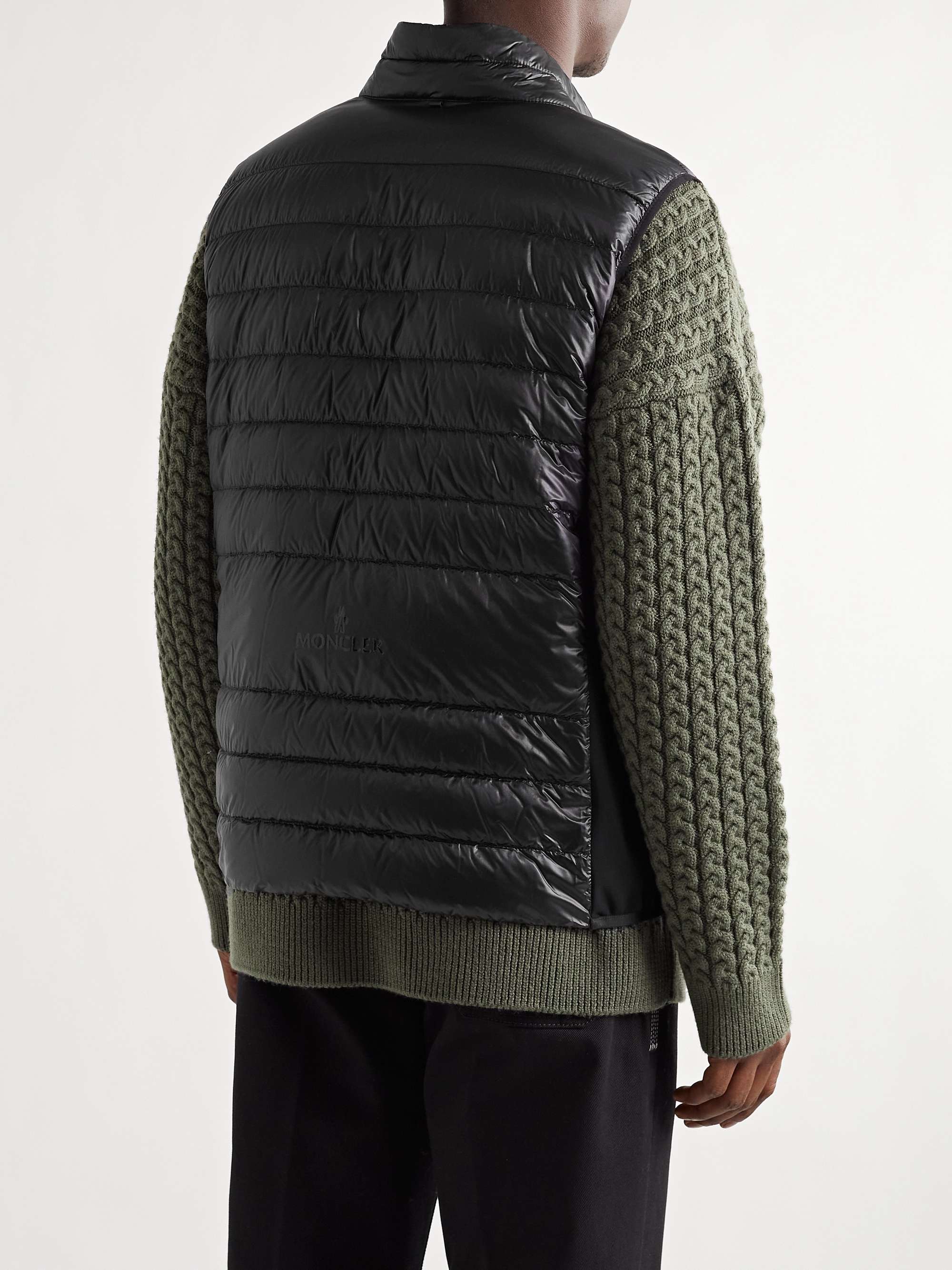 MONCLER Delpy Slim-Fit Quilted Nylon-Ripstop and Stretch-Jersey Down Gilet