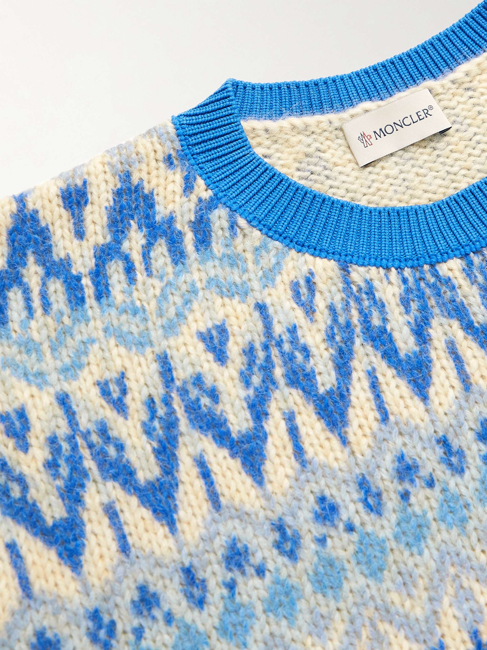 MONCLER Jacquard-Knit Sweater