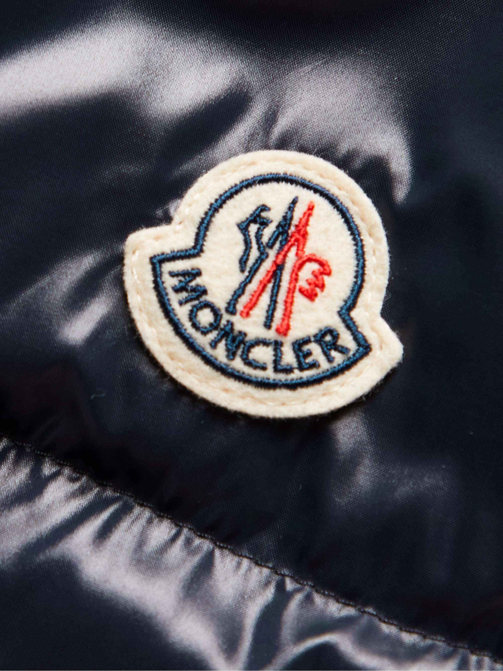 MONCLER Coutard Quilted Glossed-Shell Hooded Down Jacket