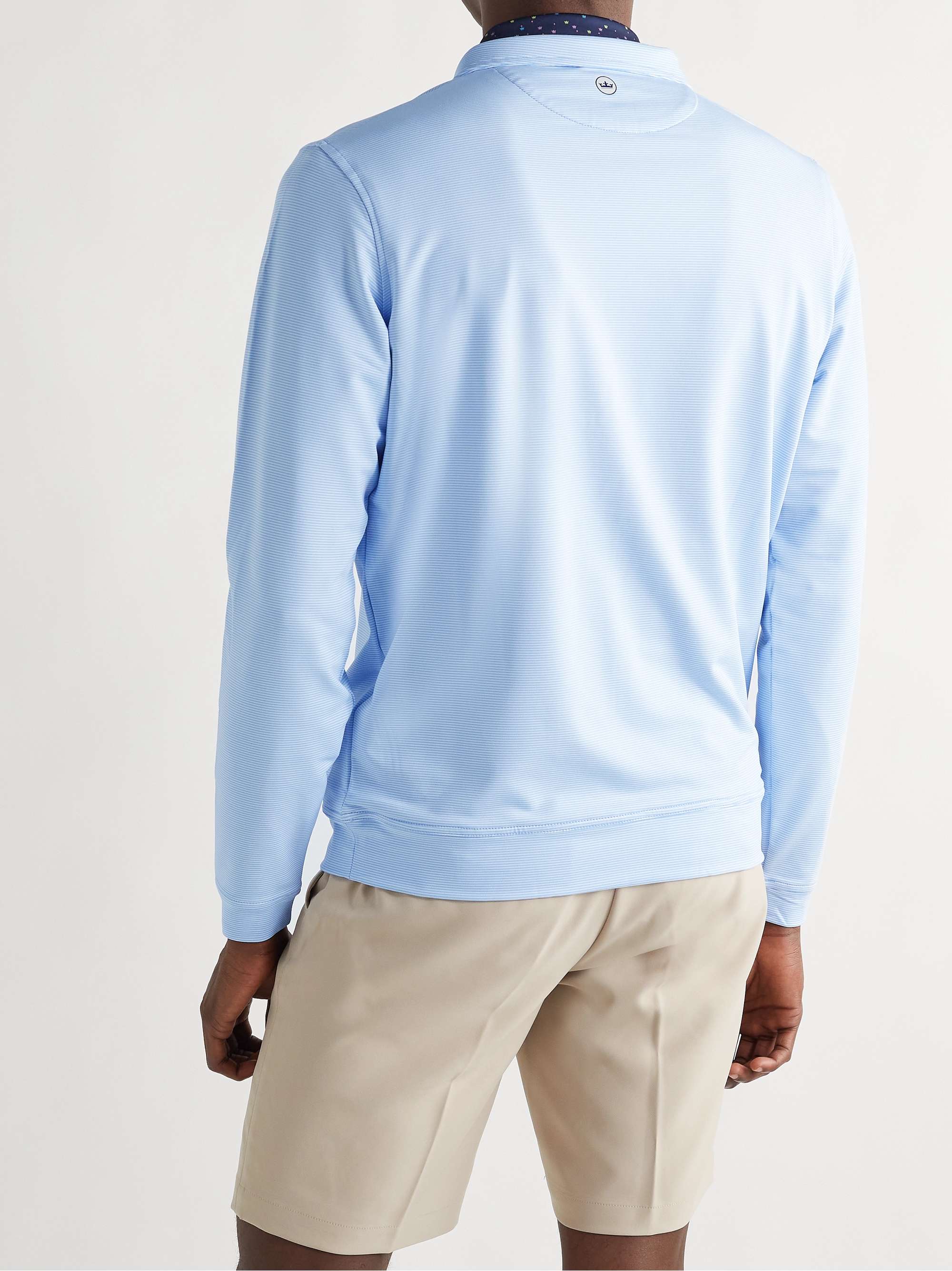 PETER MILLAR Perth Stretch-Jersey Half-Zip Sweatshirt
