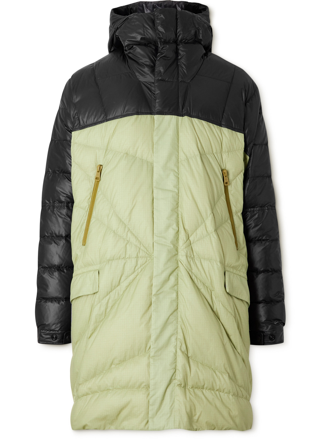 Moncler Genius 2 Moncler 1952 Kodiara Oversized Quilted Recycled Nylon-ripstop Hooded Down Jacket In Green