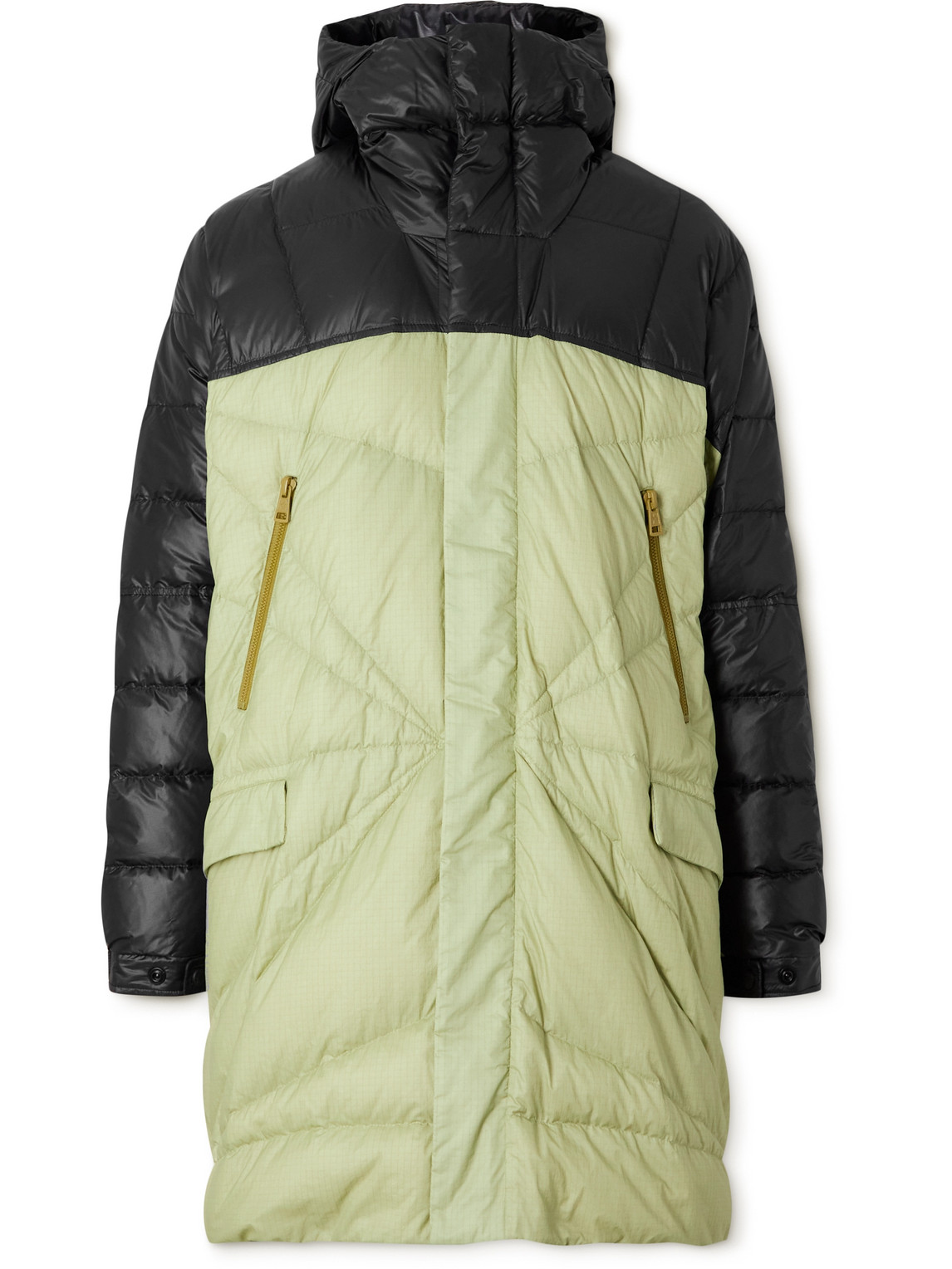 2 Moncler 1952 Kodiara Oversized Quilted Recycled Nylon-Ripstop Hooded Down Jacket
