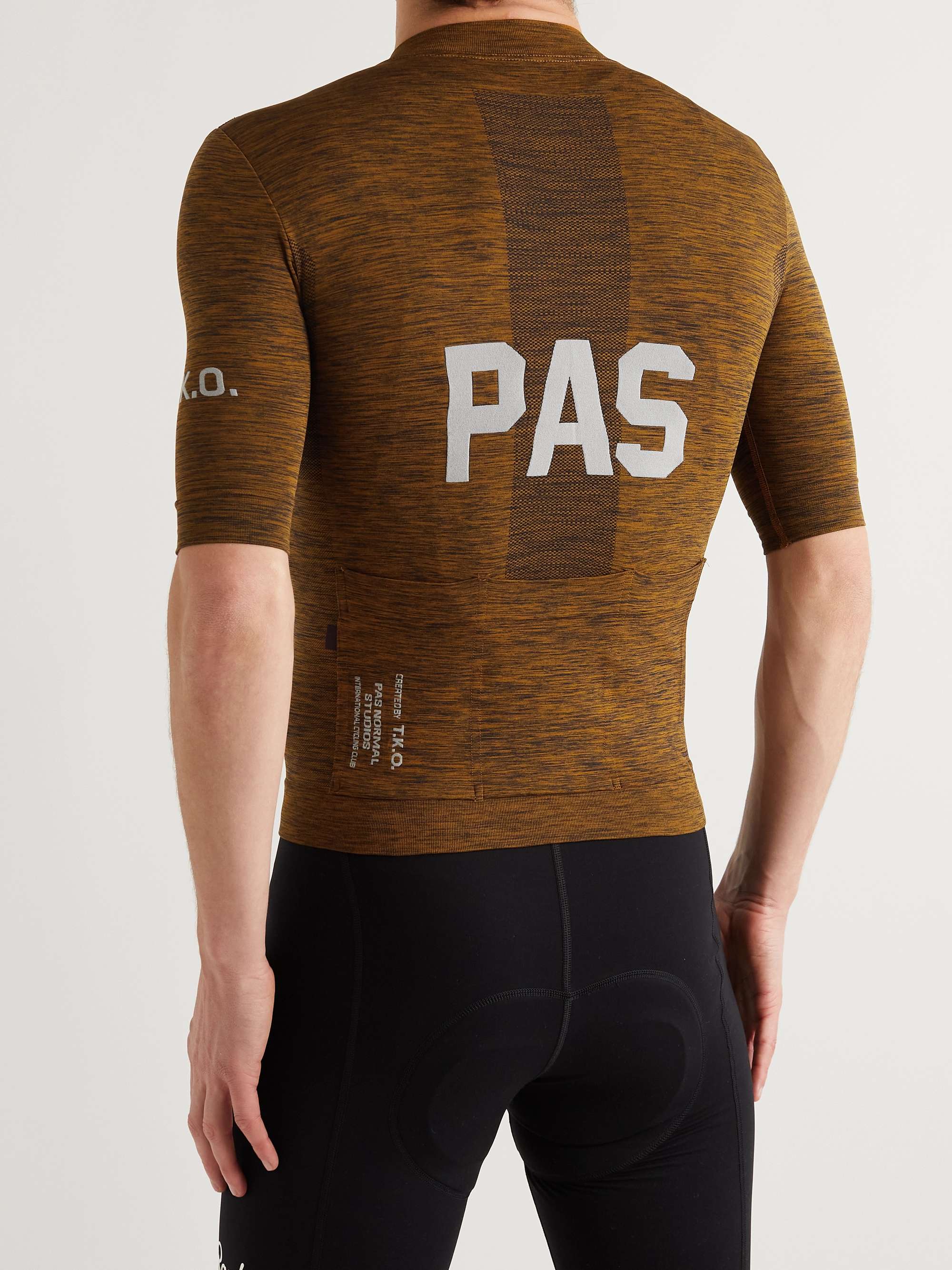 PAS NORMAL STUDIOS TKO Logo-Print Cycling Jersey