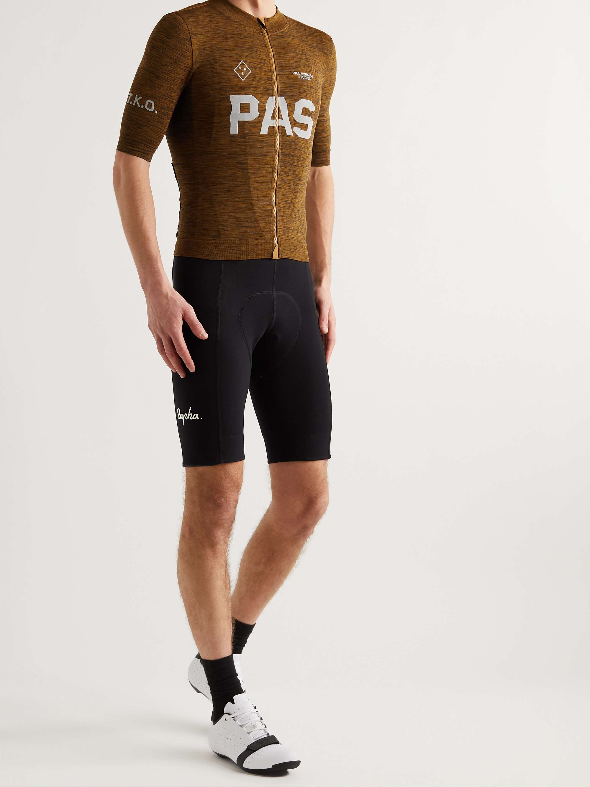 PAS NORMAL STUDIOS TKO Logo-Print Cycling Jersey