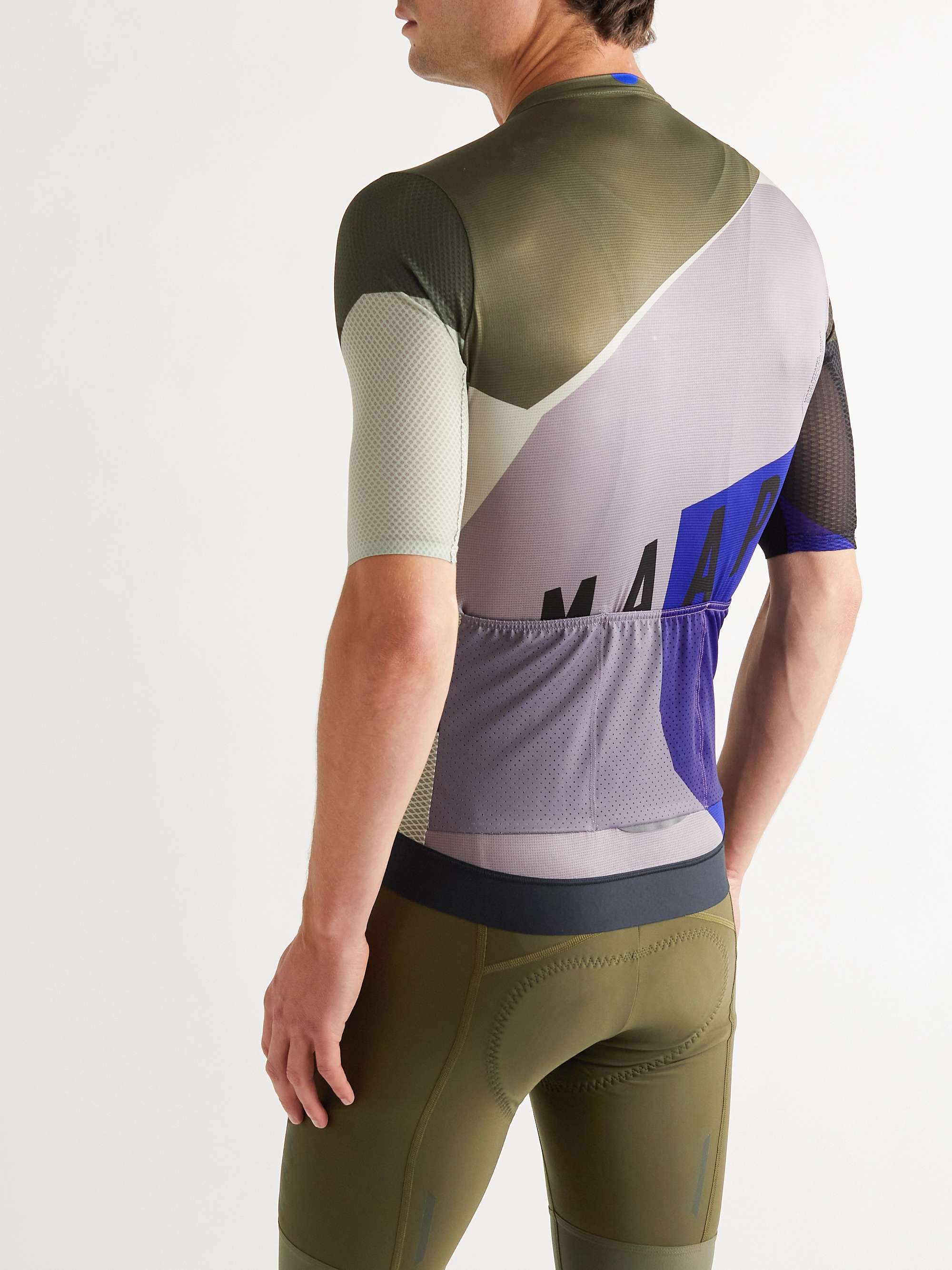 MAAP Allied Pro Air Colour-Block Recycled Mesh Cycling Jersey