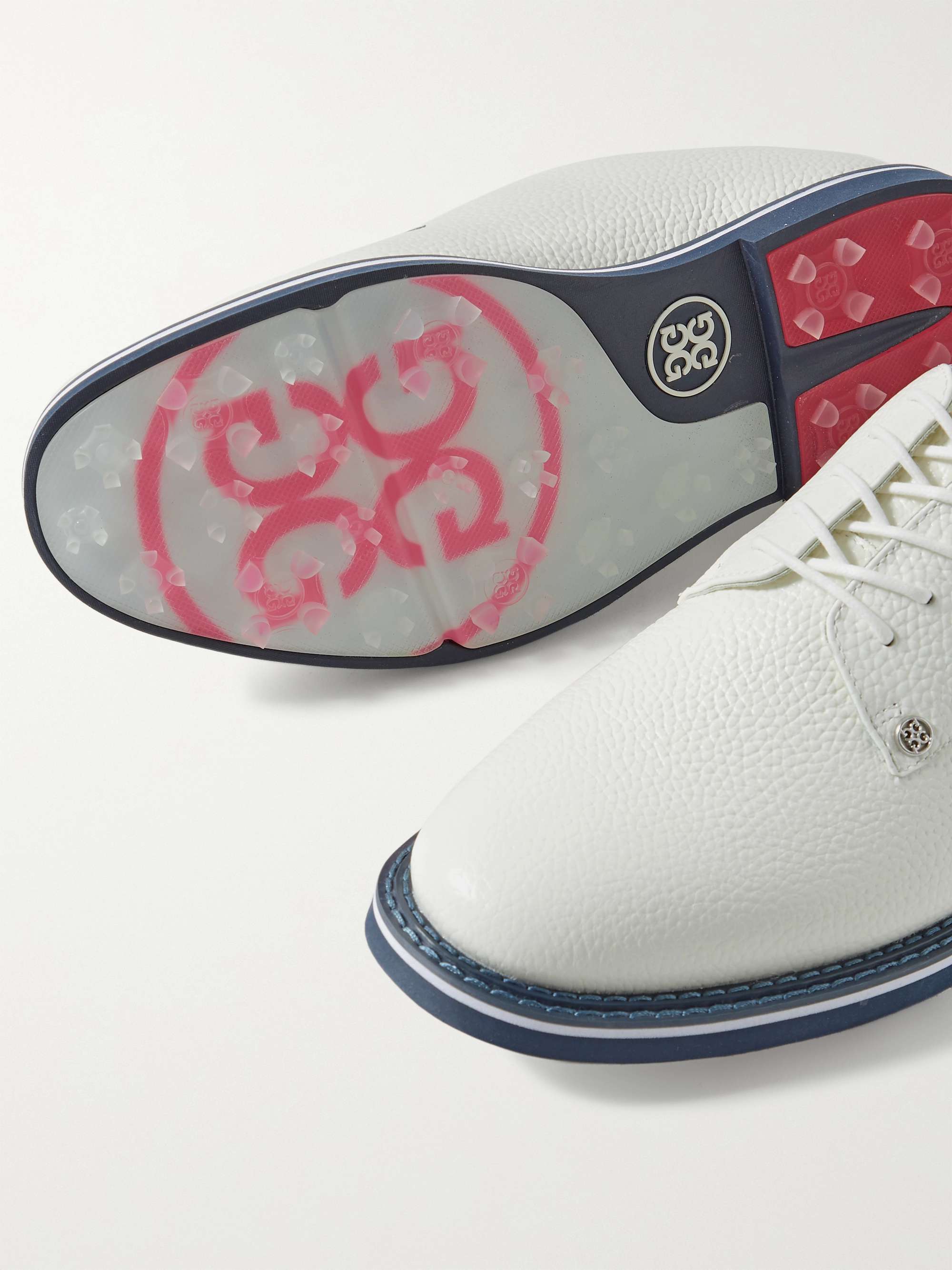 G/FORE Gallivanter Pebble-Grain Leather Golf Shoes