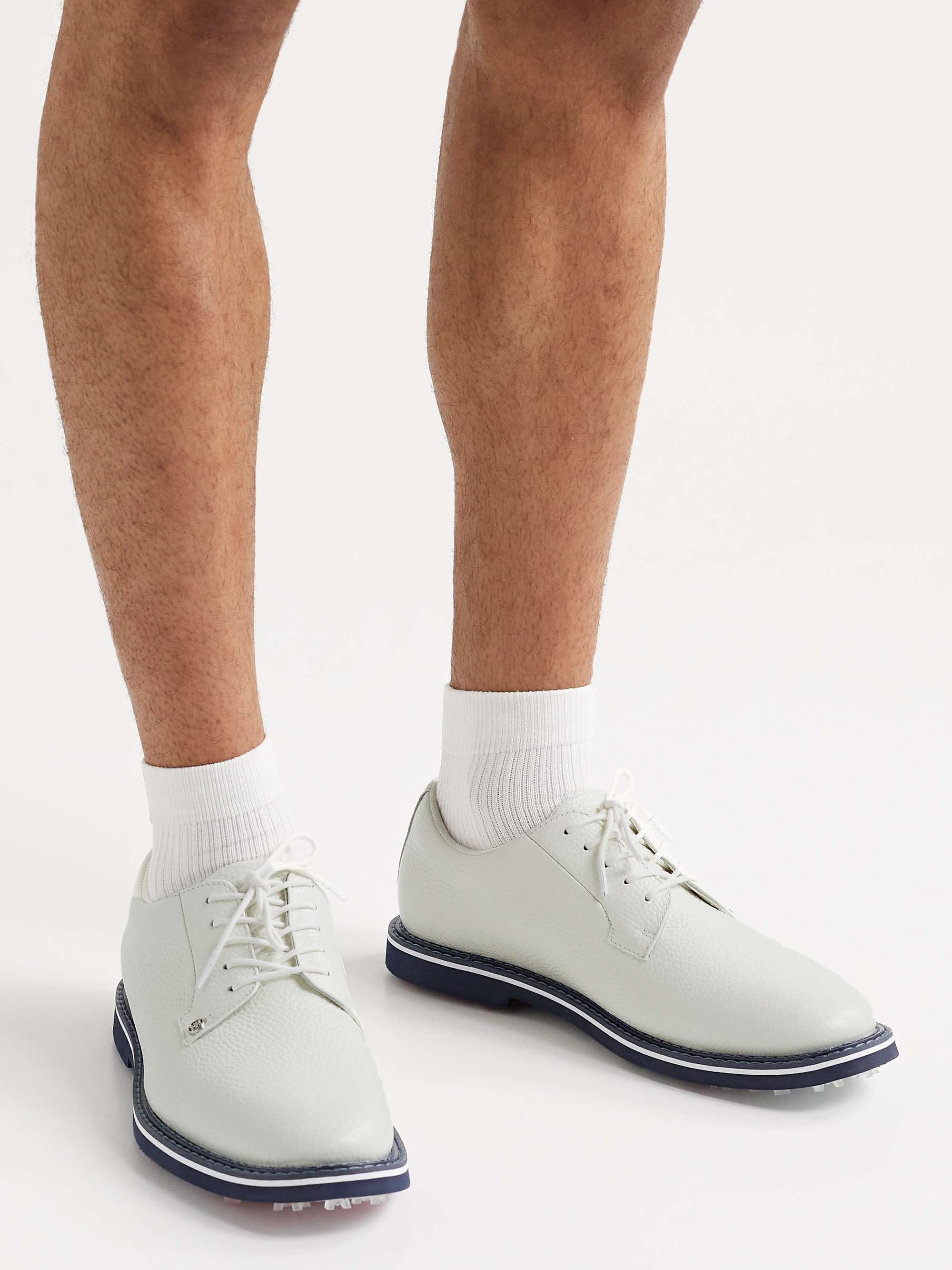 G/FORE Gallivanter Pebble-Grain Leather Golf Shoes