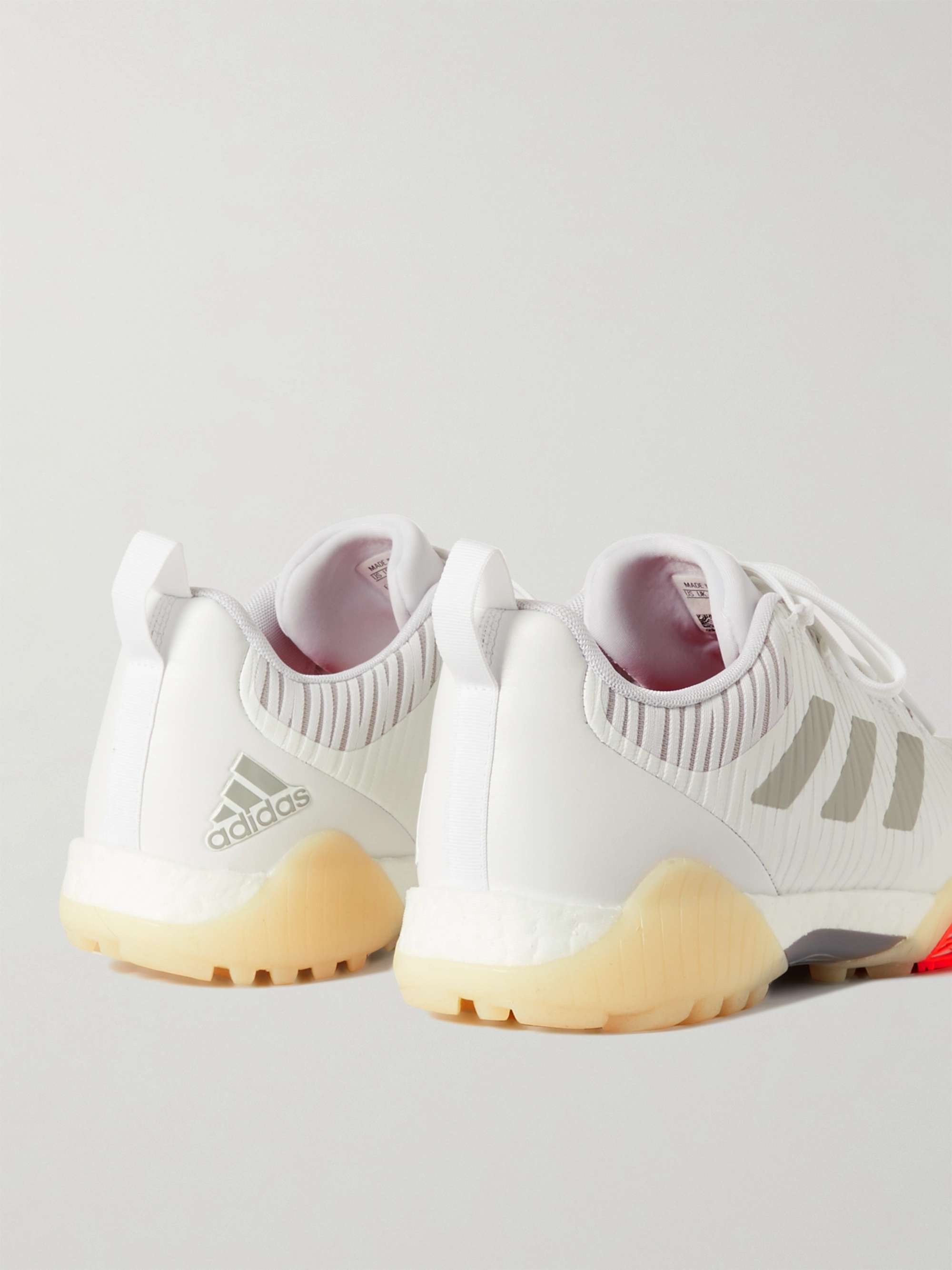 ADIDAS GOLF CodeChaos Faux Leather and Coated-Mesh Golf Shoes
