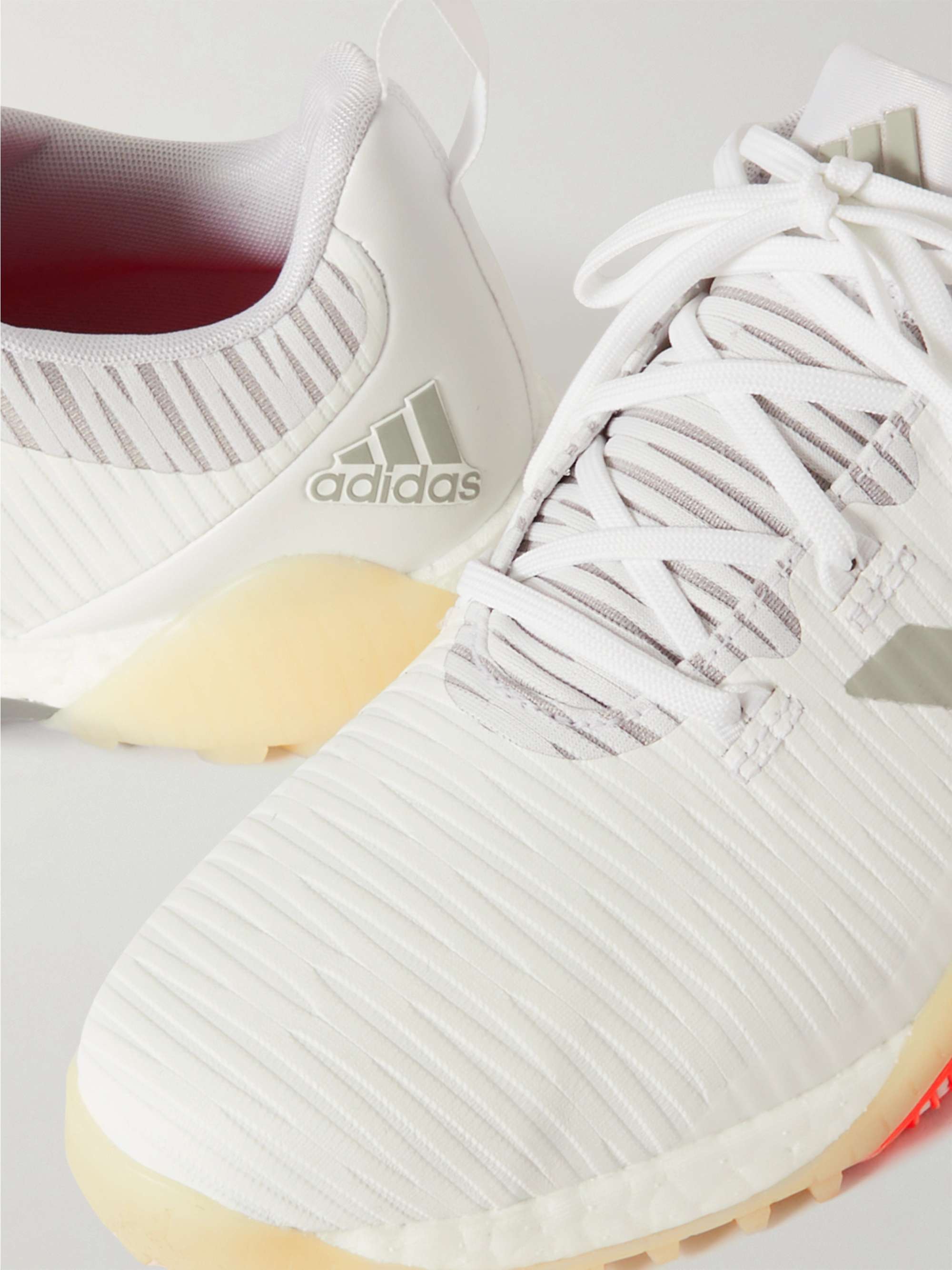 ADIDAS GOLF CodeChaos Faux Leather and Coated-Mesh Golf Shoes
