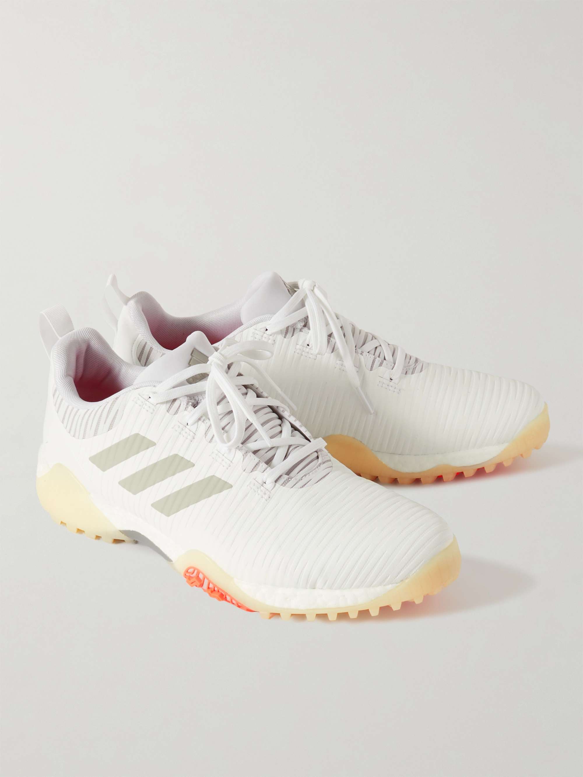 ADIDAS GOLF CodeChaos Faux Leather and Coated-Mesh Golf Shoes