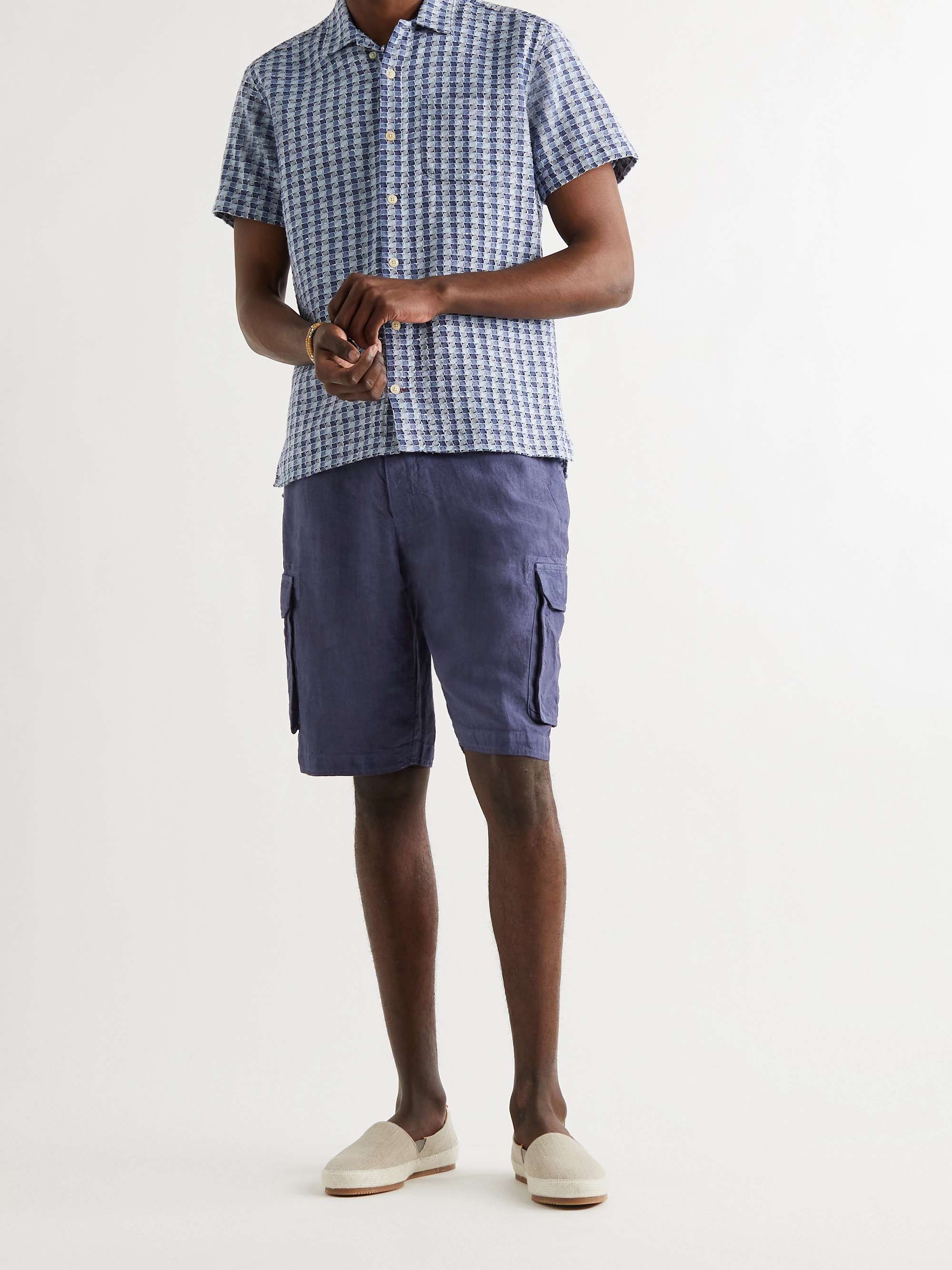 120% LINO Linen Cargo Shorts