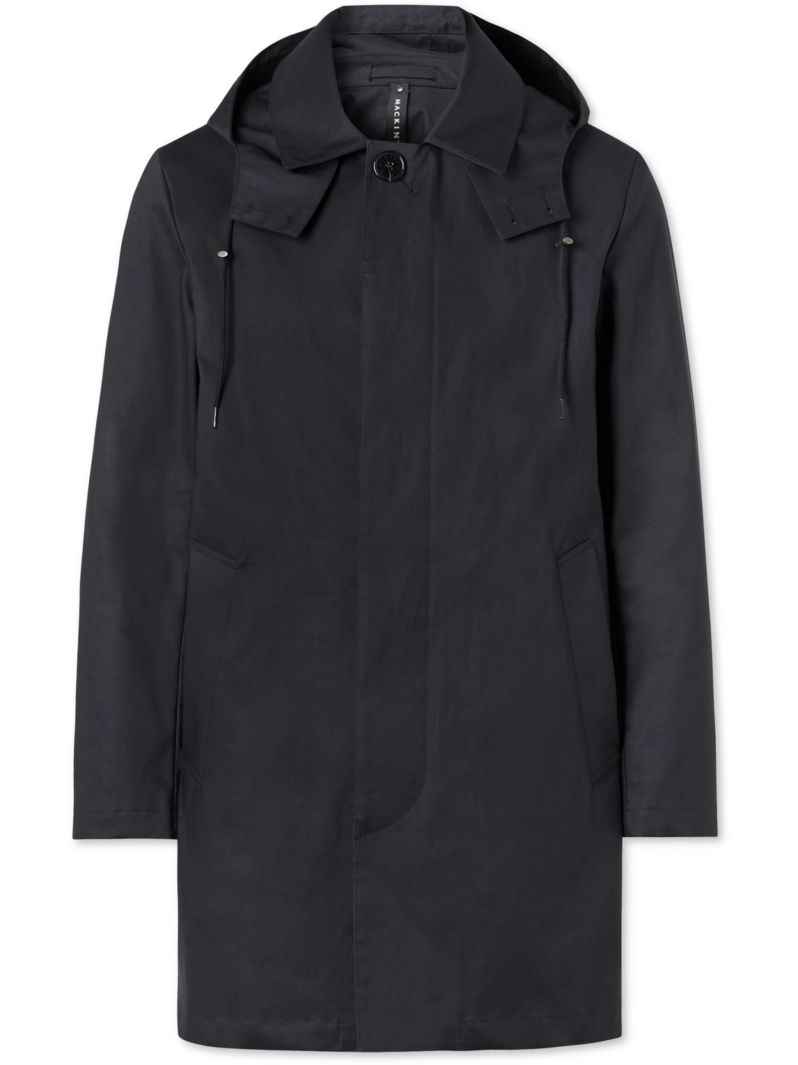 Cambridge Bonded Cotton Hooded Trench Coat